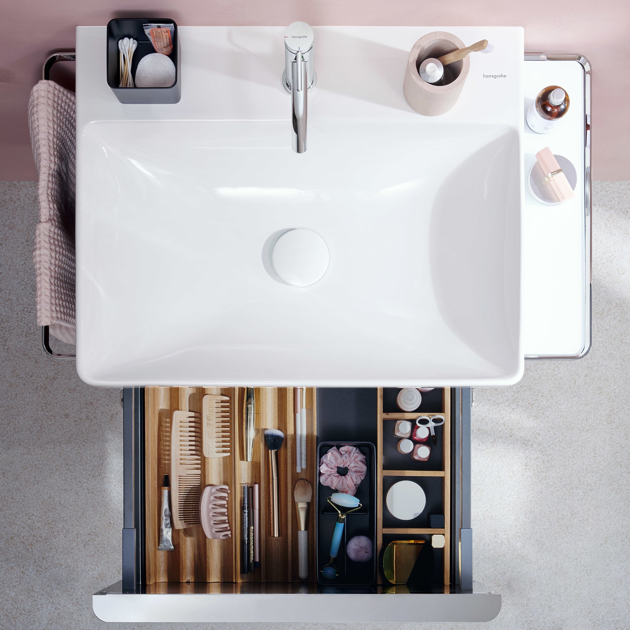 HANSGROHE IntraStoris Interiørsæt til møbler 130x340mm t/vaske/h
