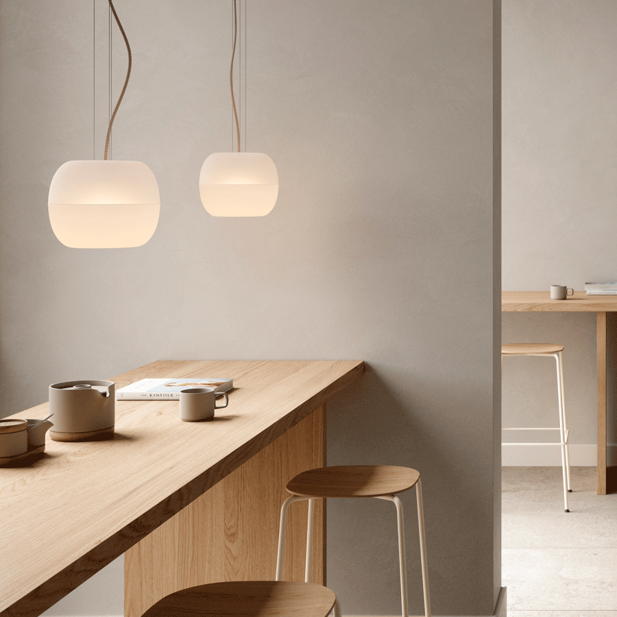 Bright Malus pendel pendel sort kabel