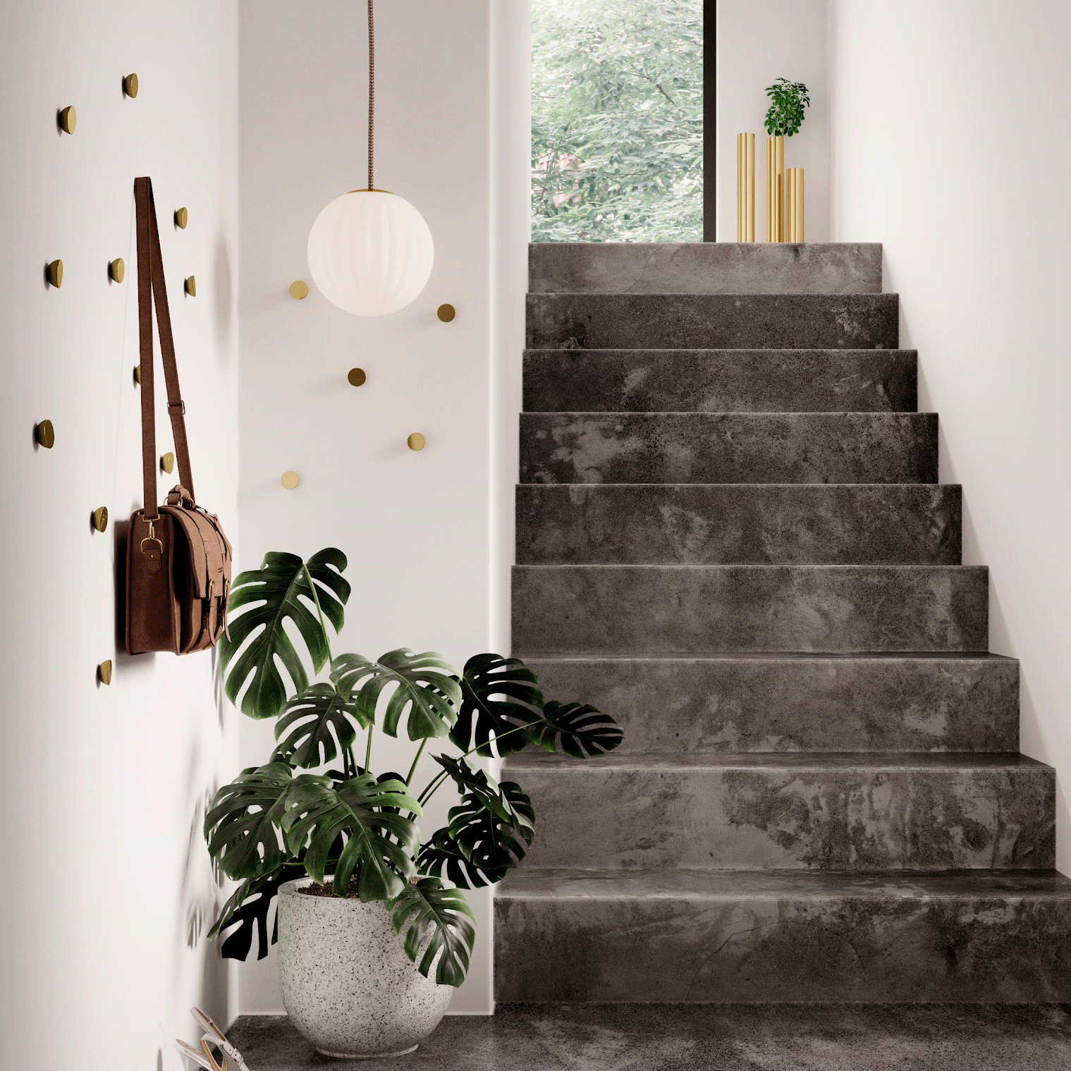 Bright Modeco pendel creme kabel