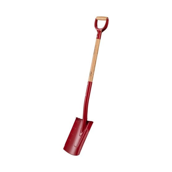 FISKARS SPADE,AFRUNDET L.SKAFT