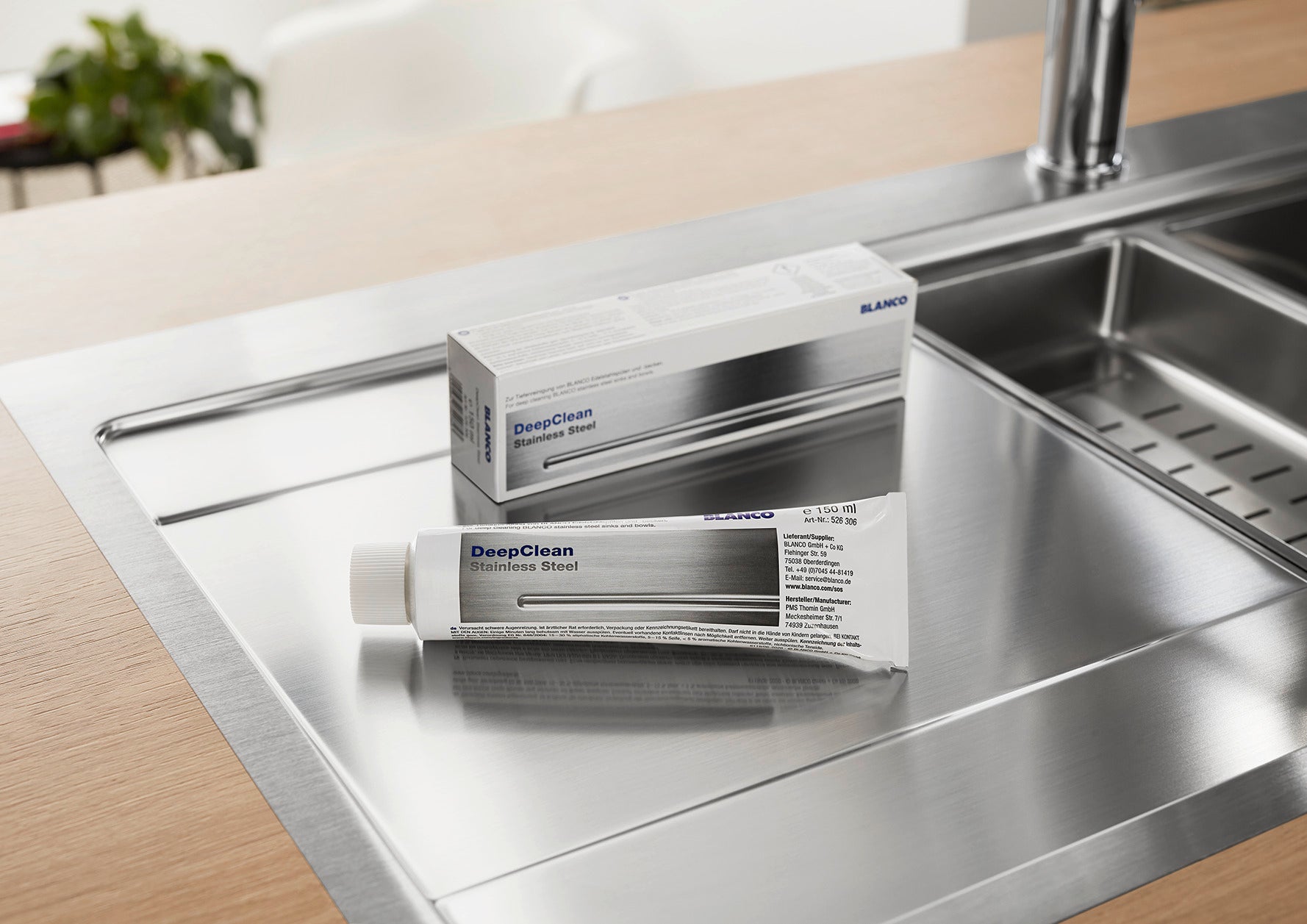 BLANCO DeepClean Stainless Steel