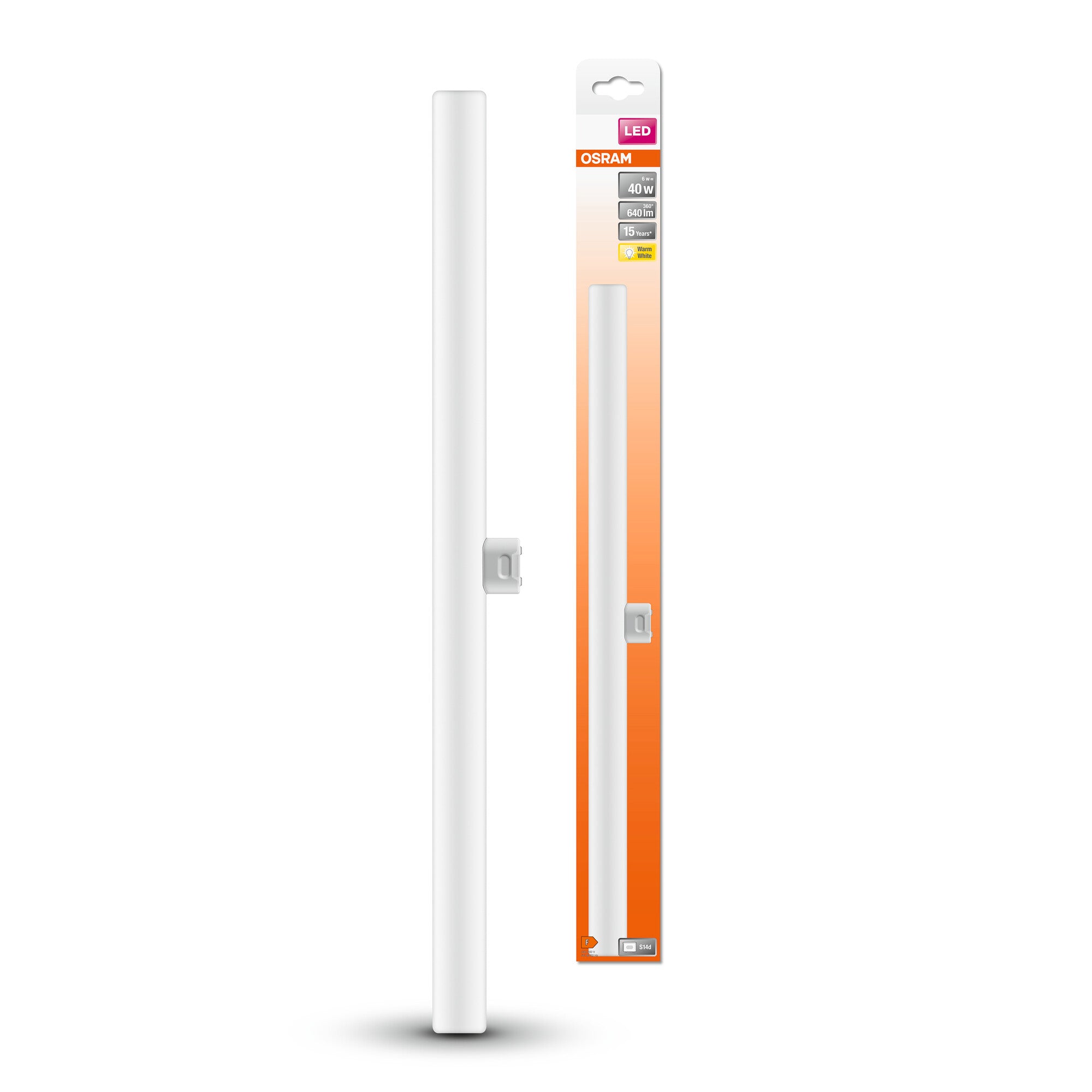 LEDINESTRA 6W/827 (40W) MAT S14D PC