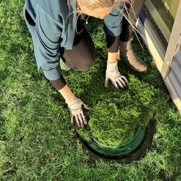 GreenCover 315 mm havedæksel til betonkegle, komposit