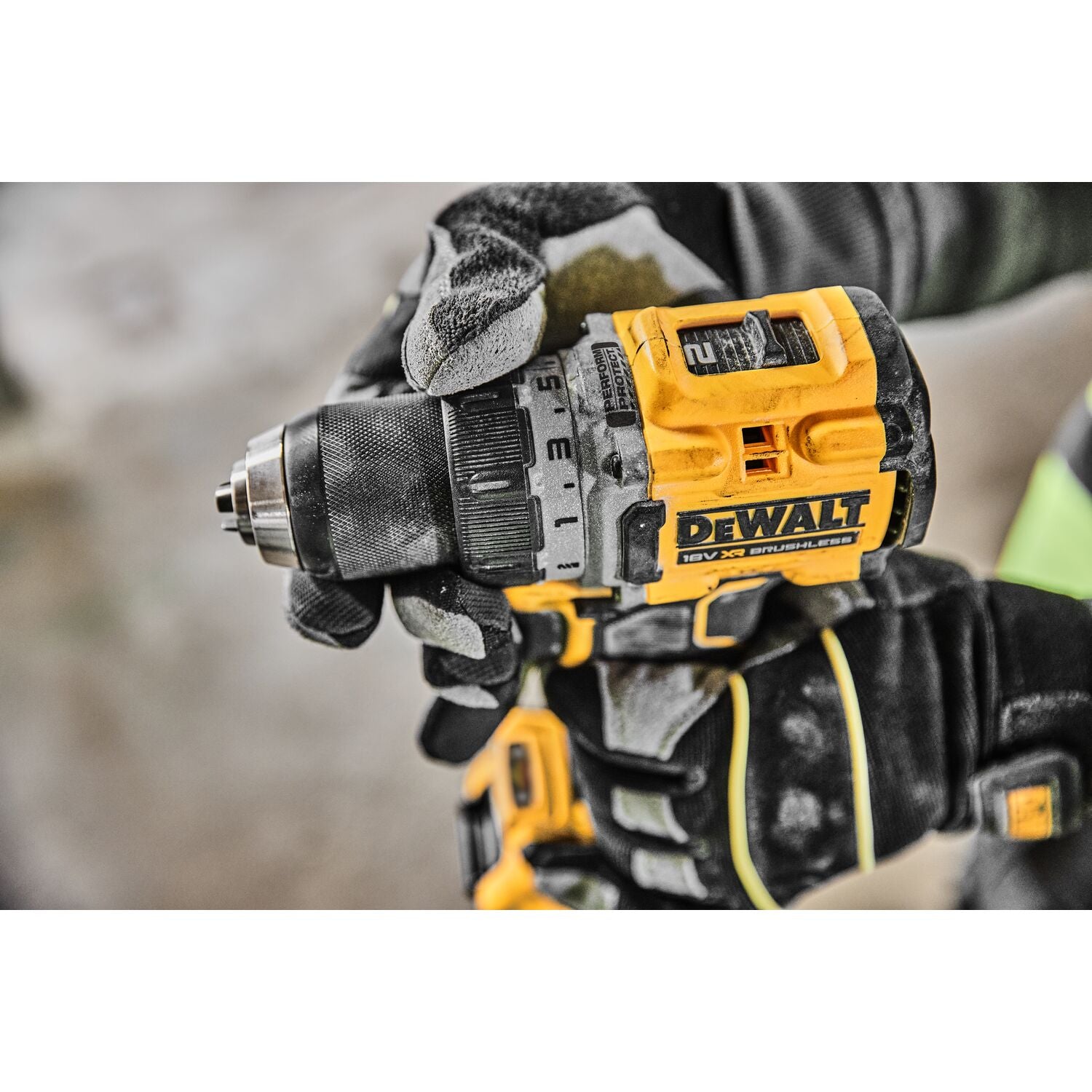 DEWALT 18V XR skruemaskine DCD800P2T, 2 x 18 V/5,0 Ah
