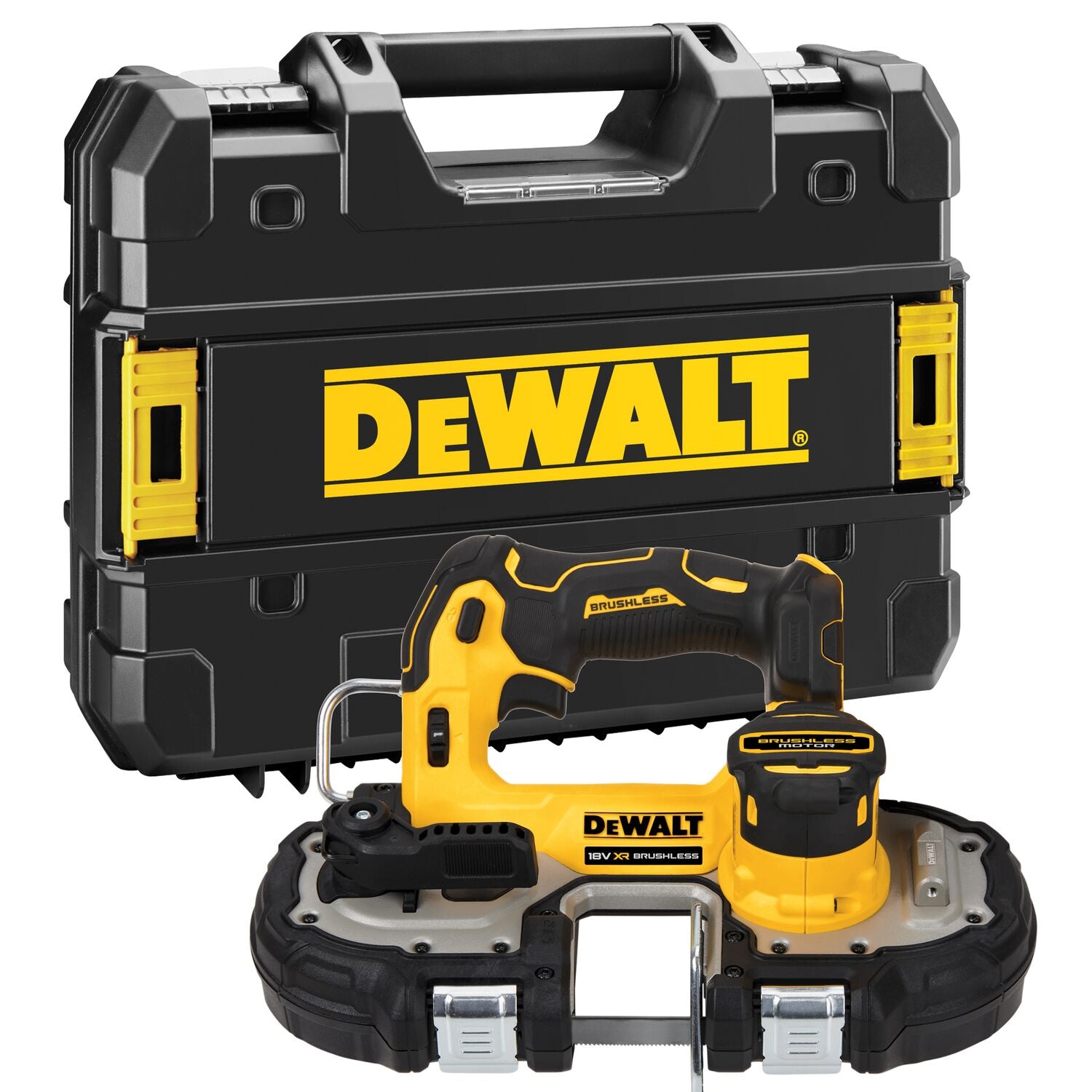 DEWALT 18V XR båndsav DCS377NT, kompakt