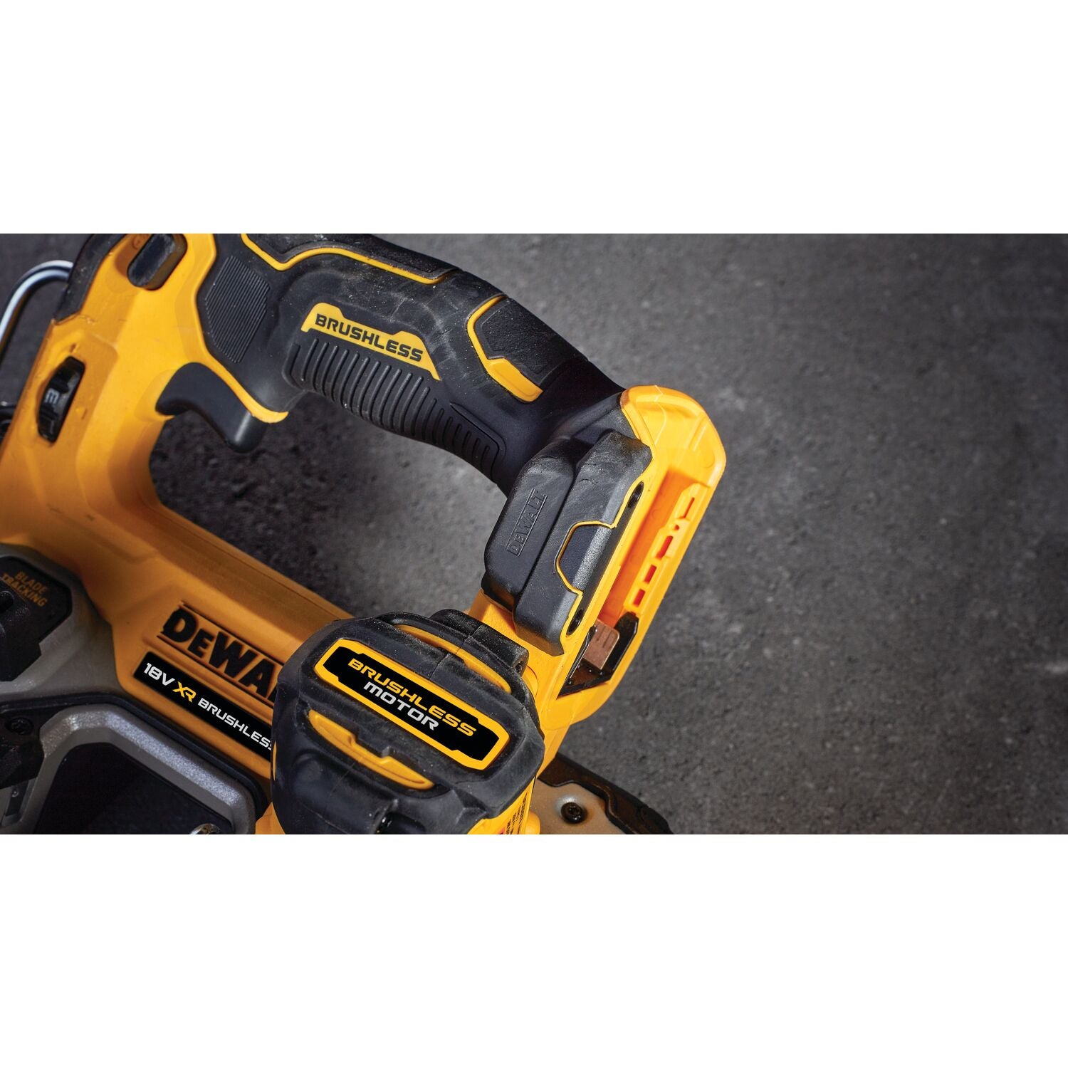 DEWALT 18V XR båndsav DCS377NT, kompakt