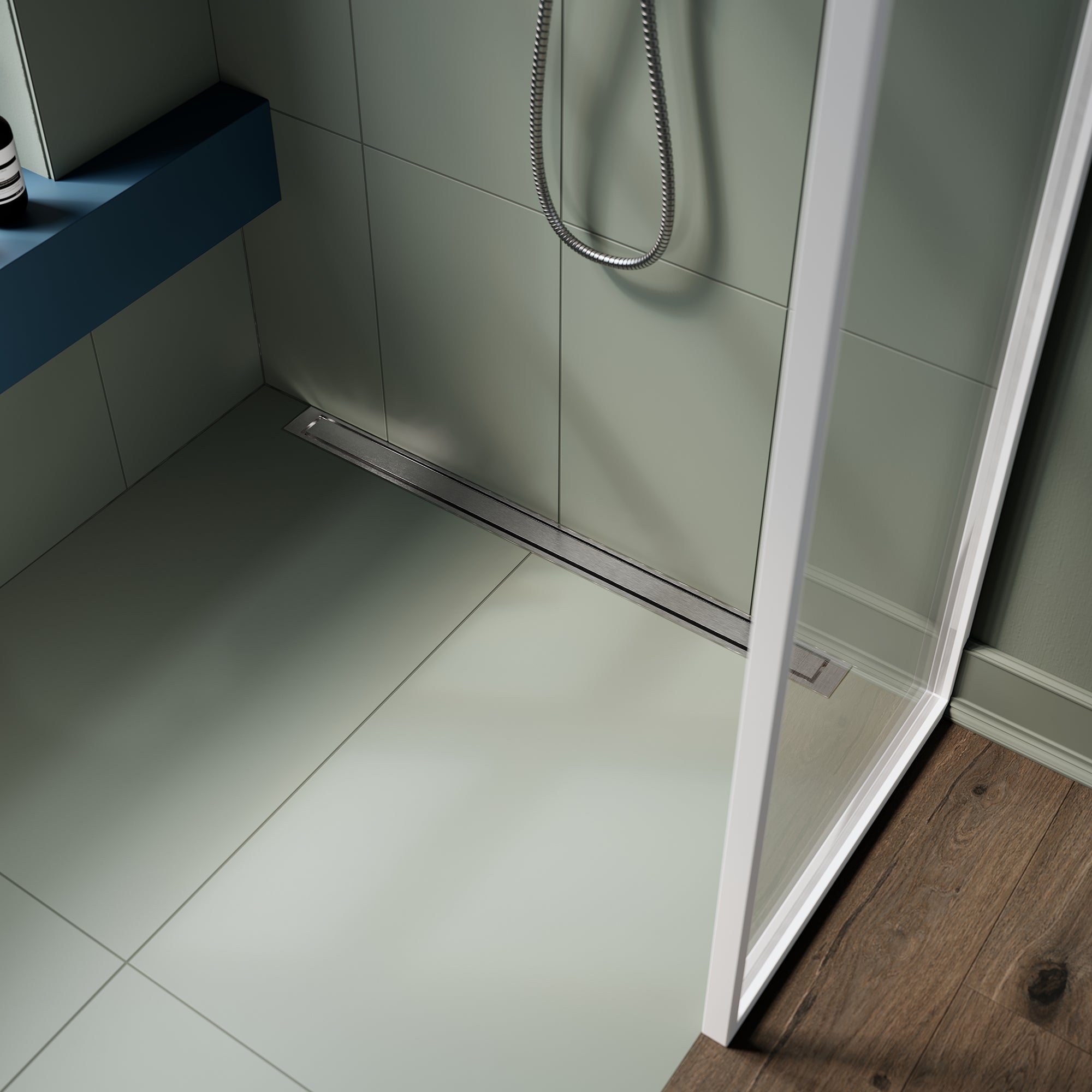 Unidrain 900 mm HighLine Panel uden ramme til rendeafløbsarmatur