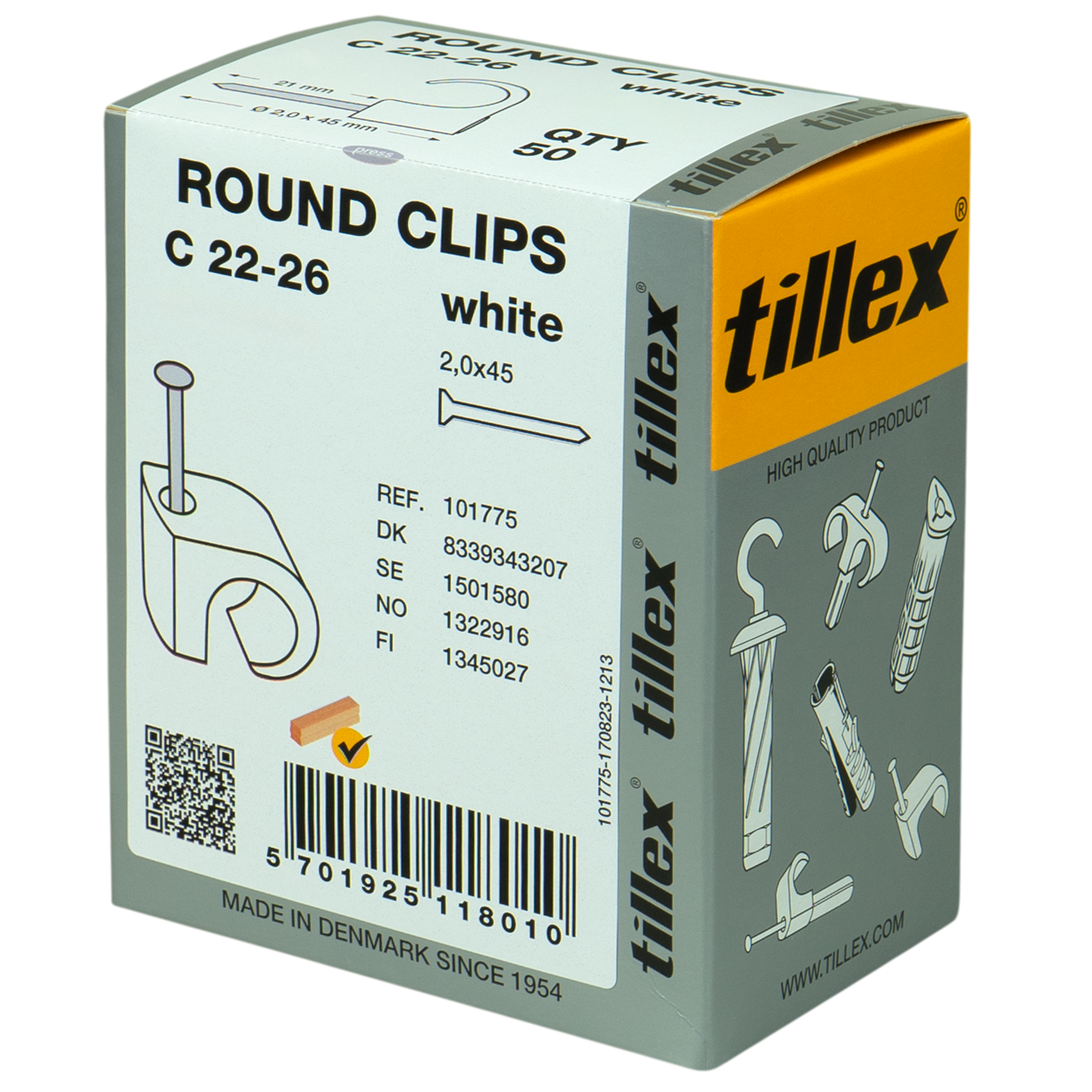 CLIPS 22-26/45MM-50 HVID