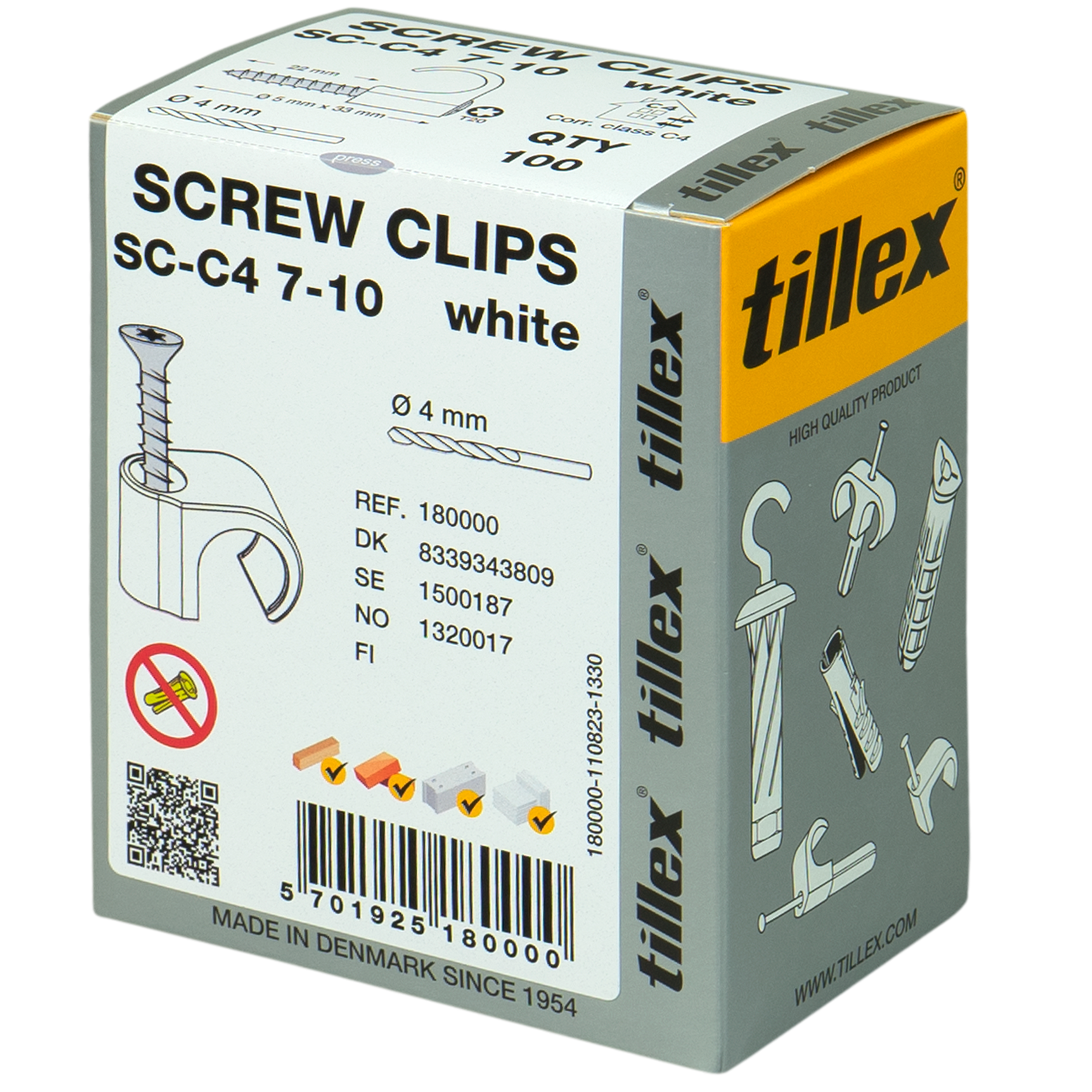 CLIPS MED TX20 SKSC-C4 7-10MM HVID