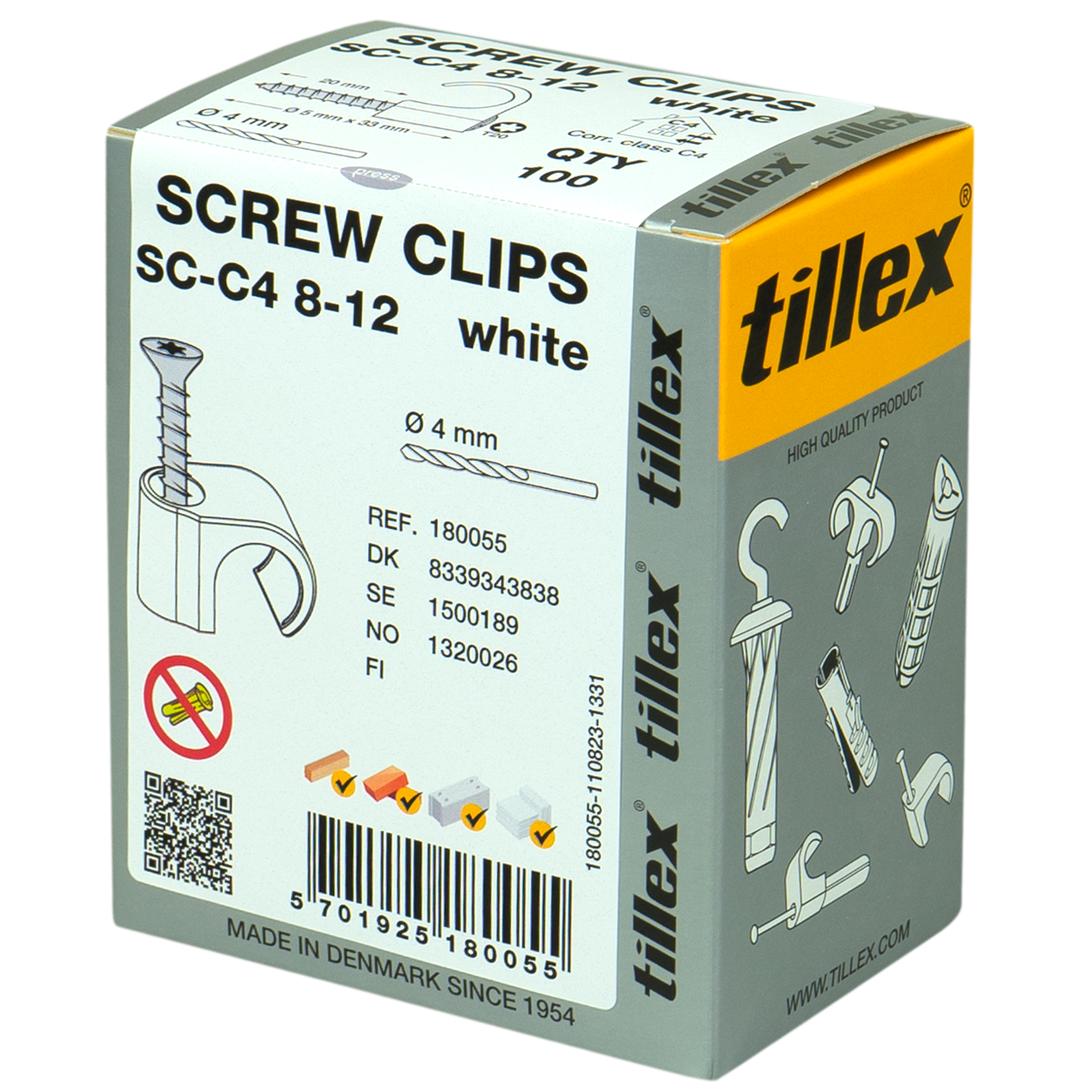 CLIPS MED TX20 SKSC-C4 8-12MM HVID
