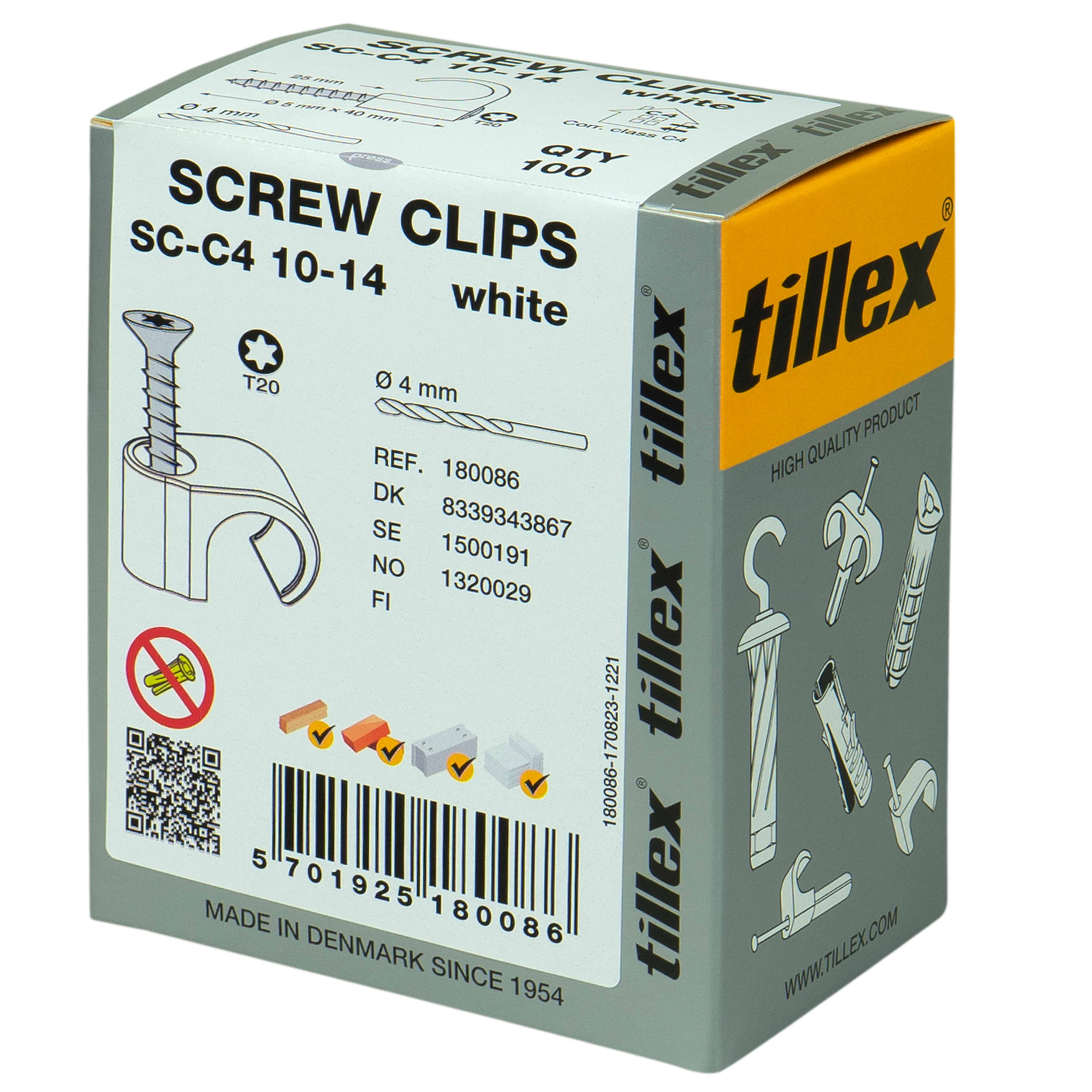 CLIPS MED TX20 SKSC-C4 10-14MM HVID