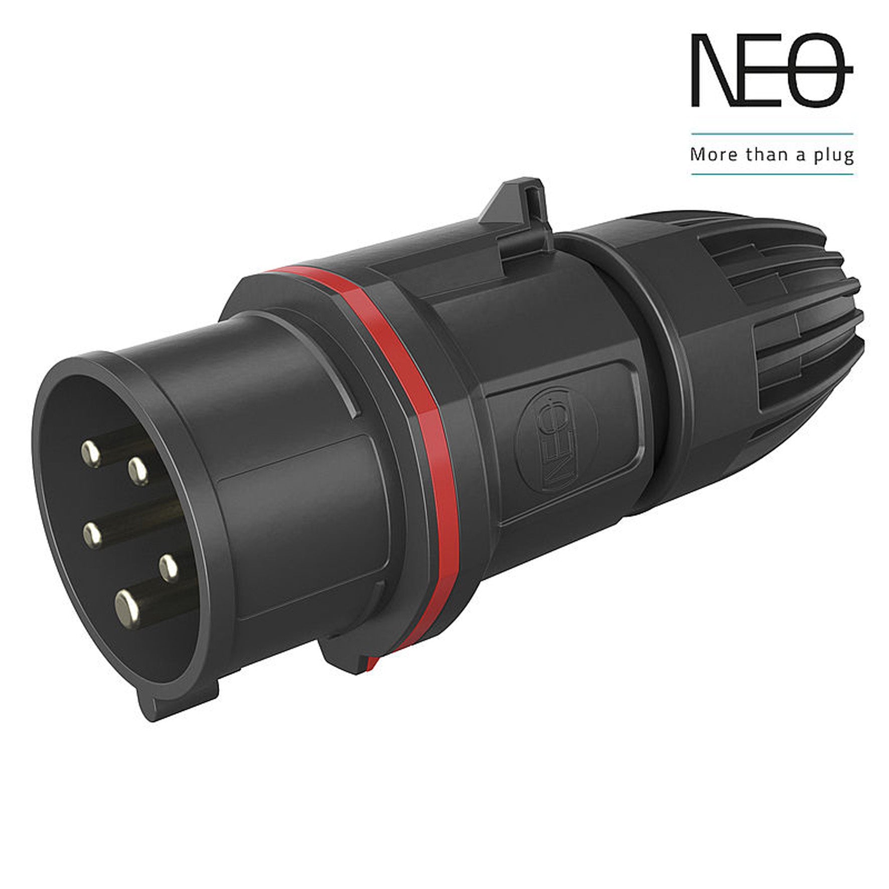 CEE Stikprop Neo 16A 5P 400V rød, 6H med skrueklemme, IP54