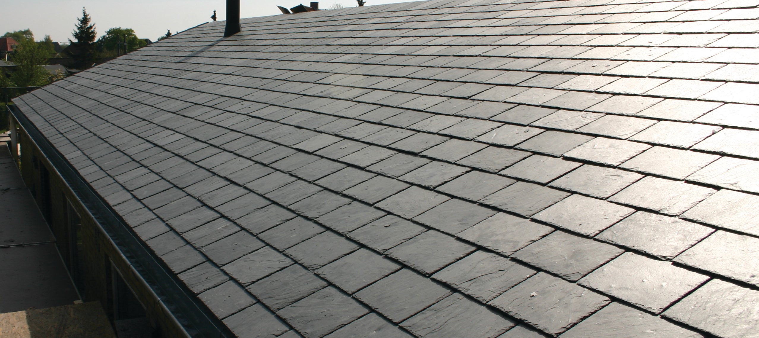 Naturskifer Cupa 12 60 x 30 cm med huller. Ca. 13 stk pr. m2.