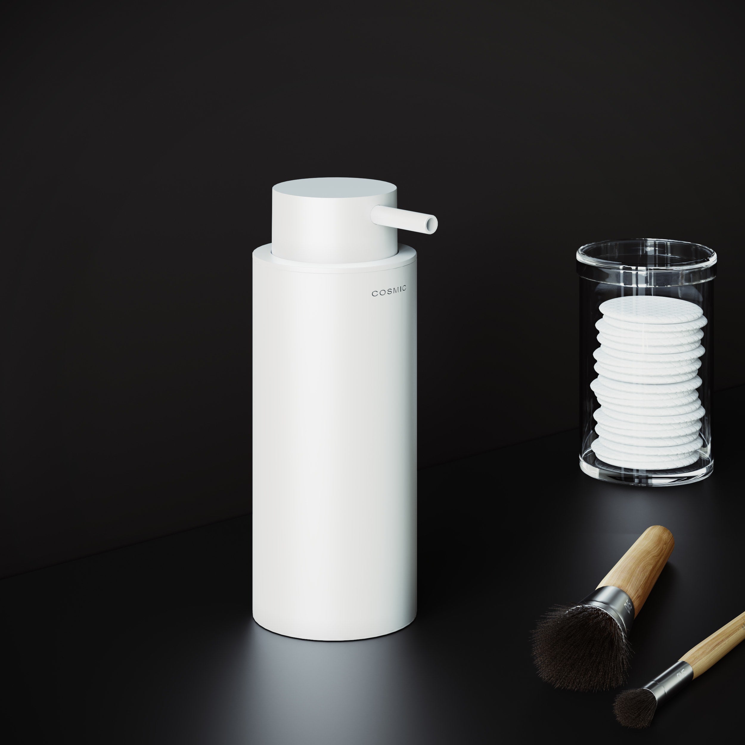 cosmic free standing soap dispenser