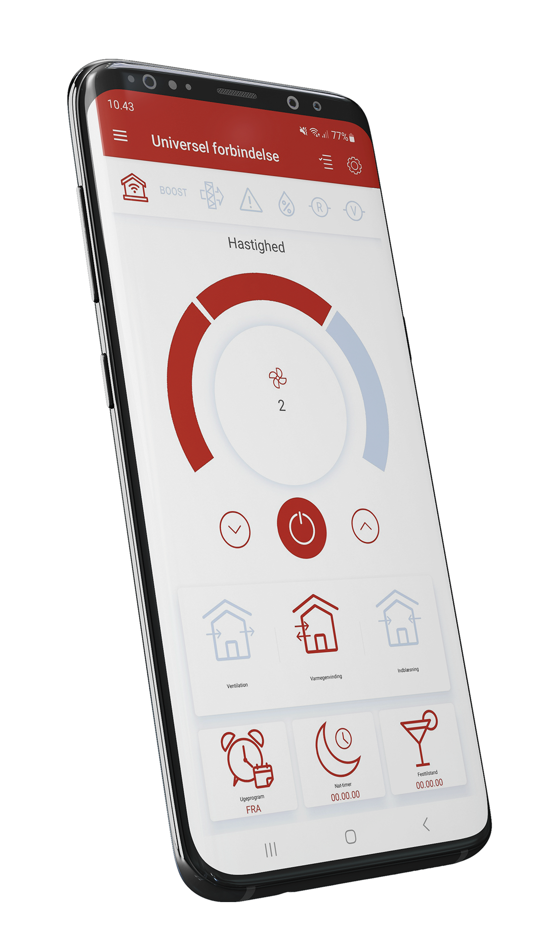 Duka One Pro 50 S WiFi, Ø160 mm, hvid