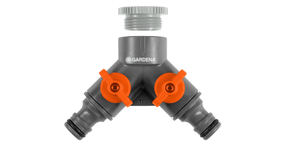 Gardena 2-vejs ventil, 1-3/4-1/2"