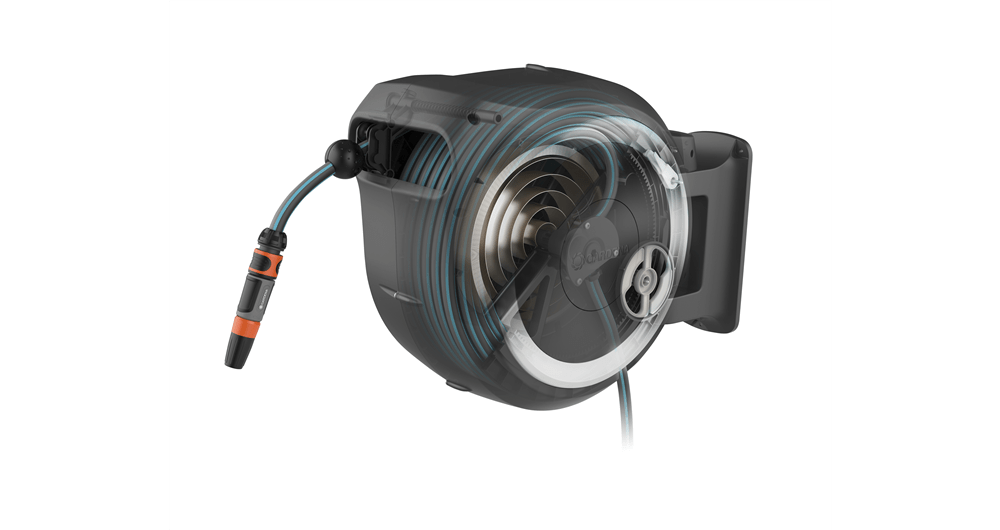 Gardena RollUp XL vægslangeboks, hvid, 35 m, 13 mm