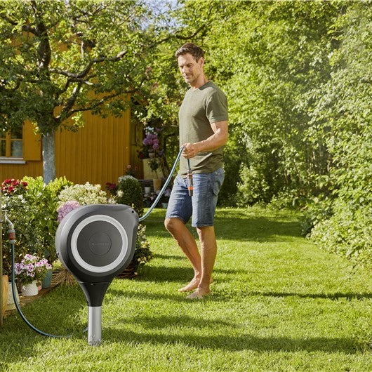 Gardena RollUp M haveslangeboks, hvid, 20 m, 11 mm
