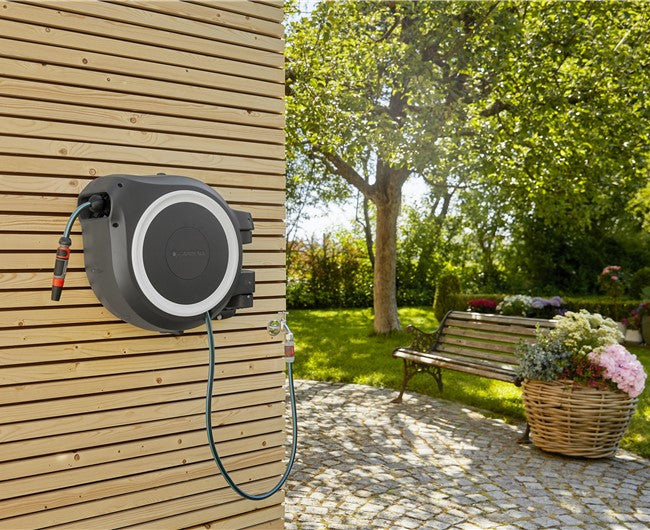 Gardena RollUp XL vægslangeboks, hvid, 35 m, 13 mm