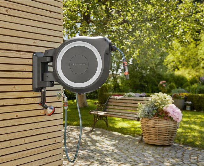 Gardena RollUp XL vægslangeboks, hvid, 35 m, 13 mm