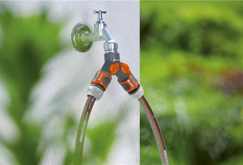 Gardena 2-vejs ventil, 1-3/4-1/2"