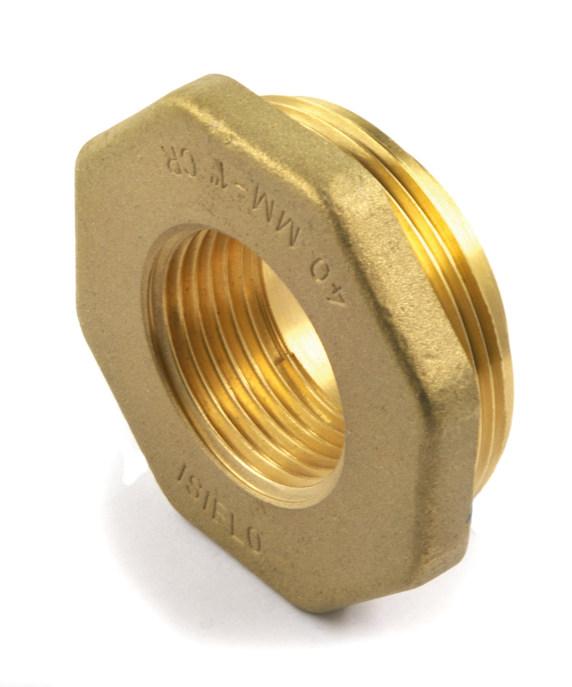 Isiflo 25 mm x 3/4"overgangsmuffe, messing, PN16