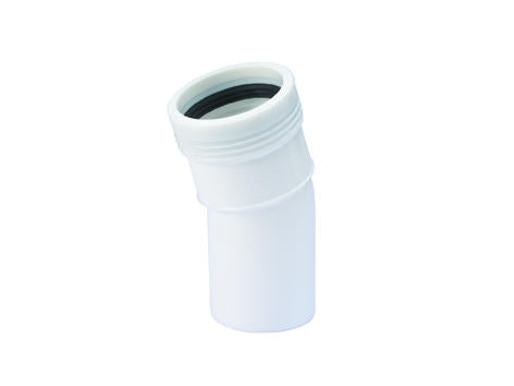 WAVIN PP BØJN 15GR 32MM M/1MF HVID