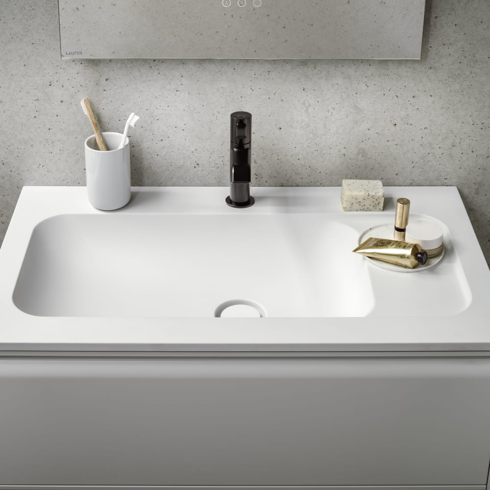 Laufen meda håndvask, marbond 777x445mm