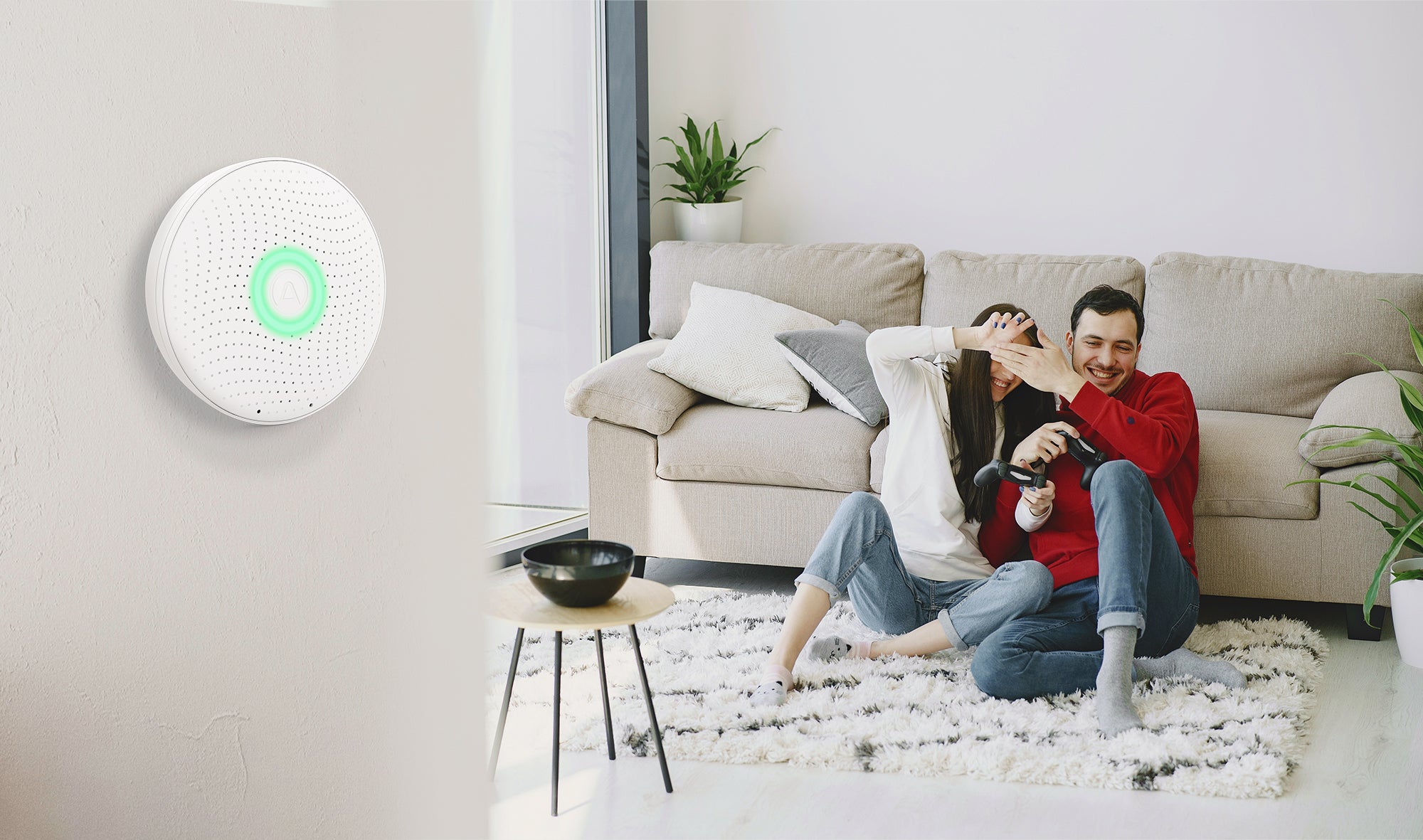 AIRTHINGS Wave Plus luftkvalitets- og radonmåler