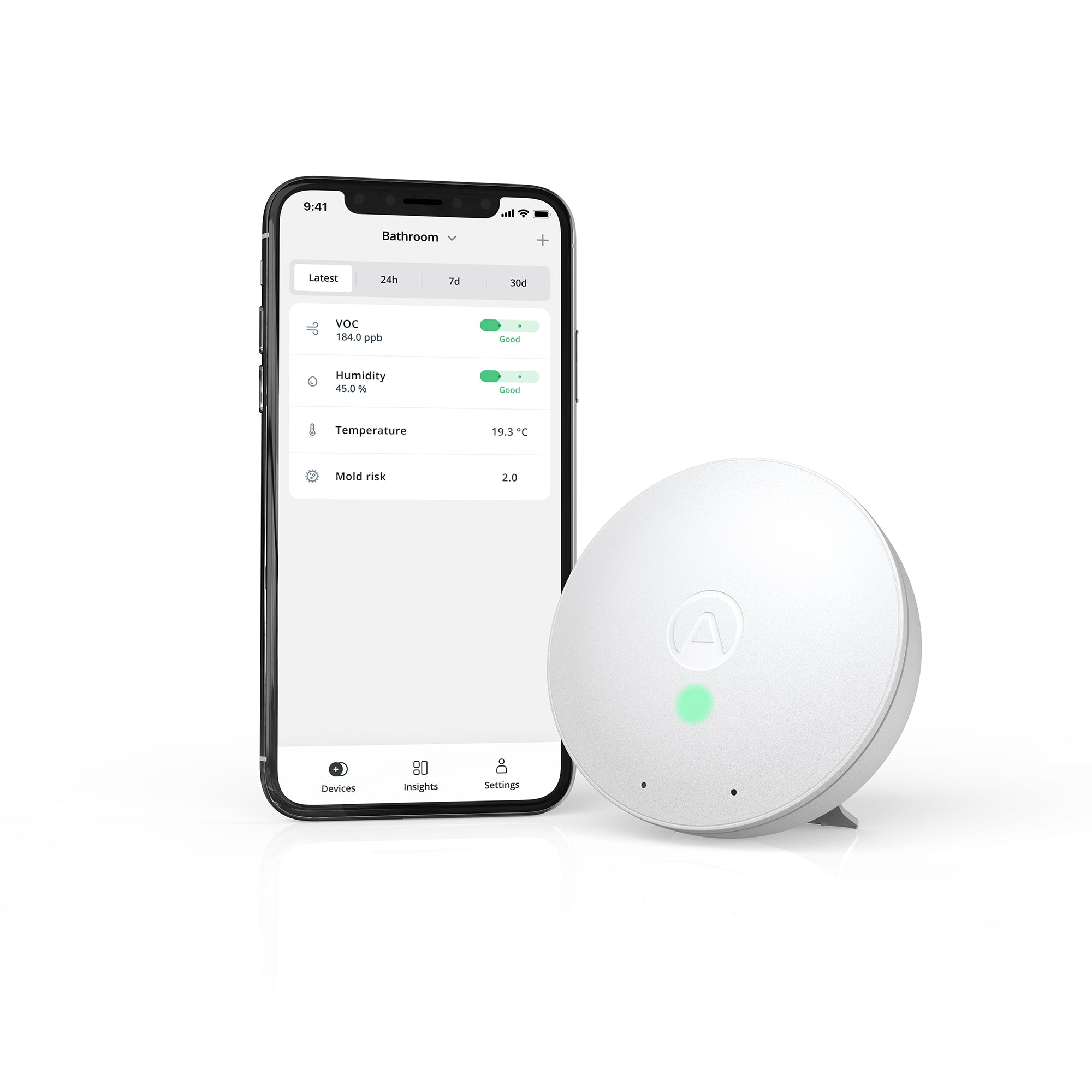 AIRTHINGS Wave Mini luftkvalitetsmåler