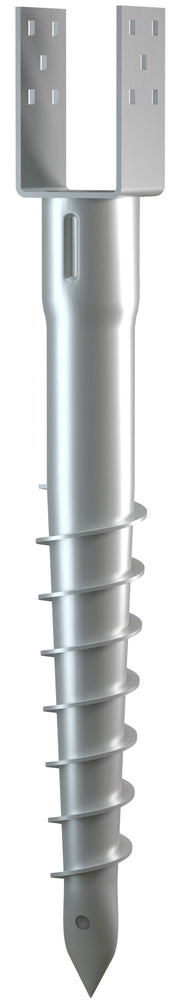 Stavrex 65 x 600 mm jordskrue med 3" stolpesko, 1:20 maskine