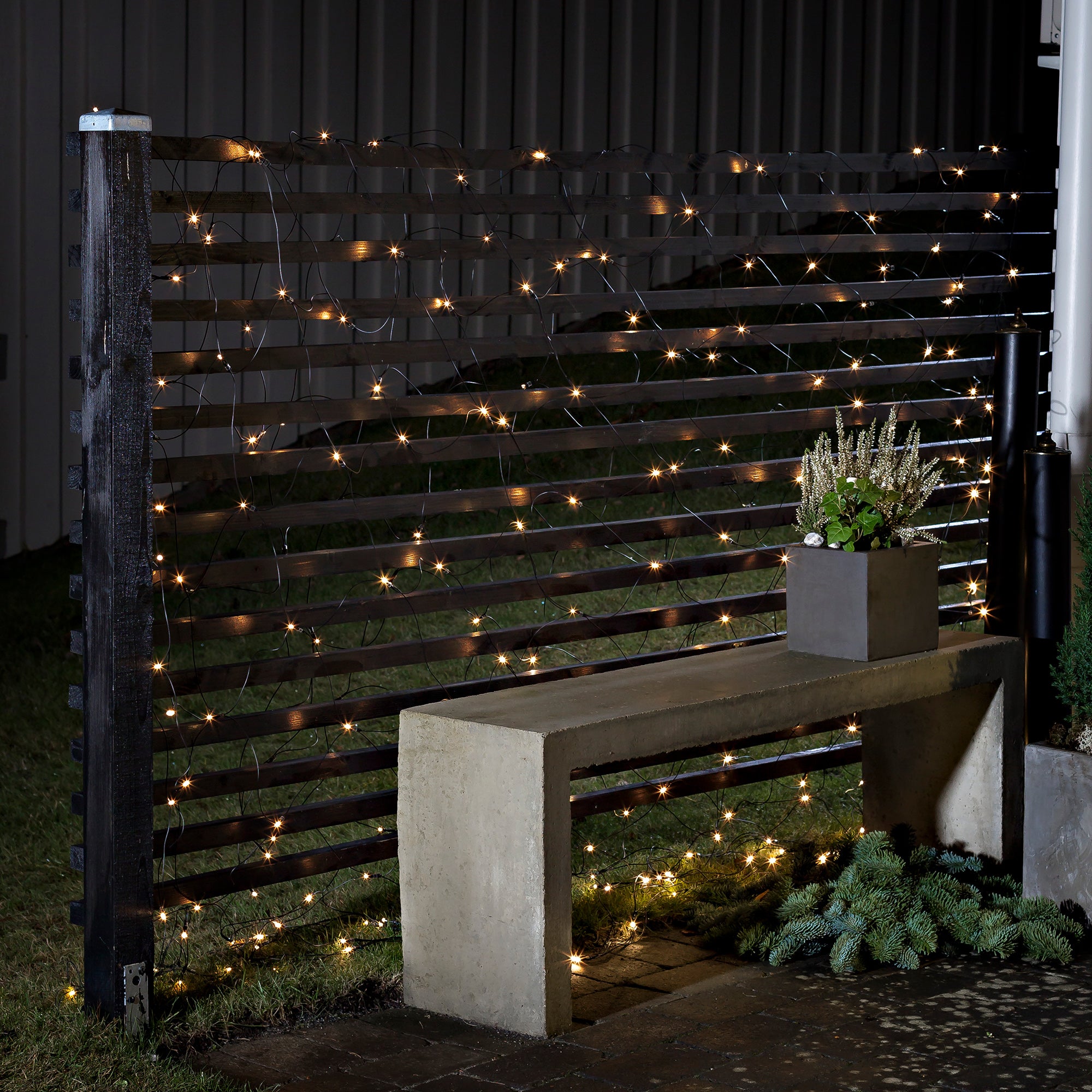 Konstsmide Net 80 amber LED 160x80 cm