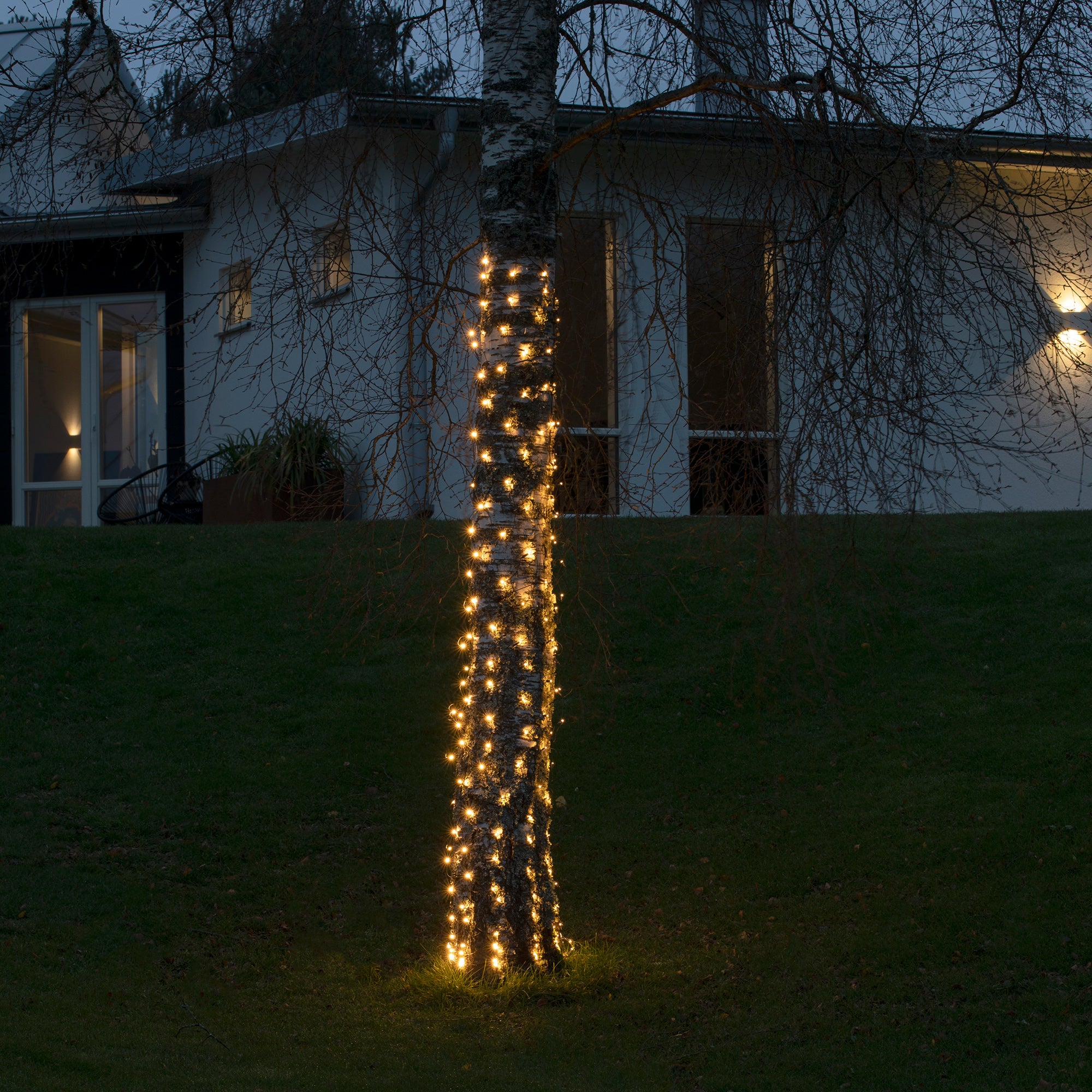 Konstsmide Net 160 varm hvid LED 0,6x2m