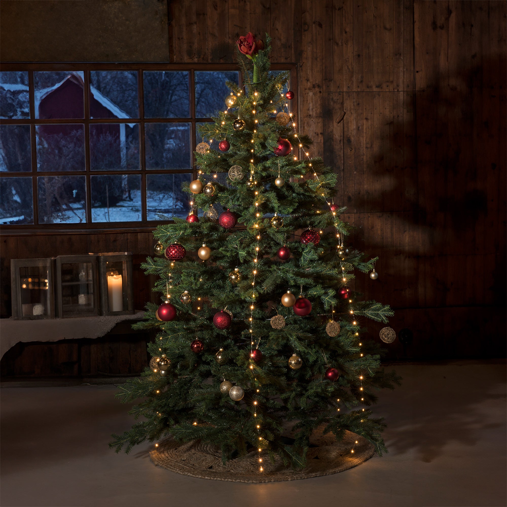 Konstsmide Juletræslysning 150 rav LED