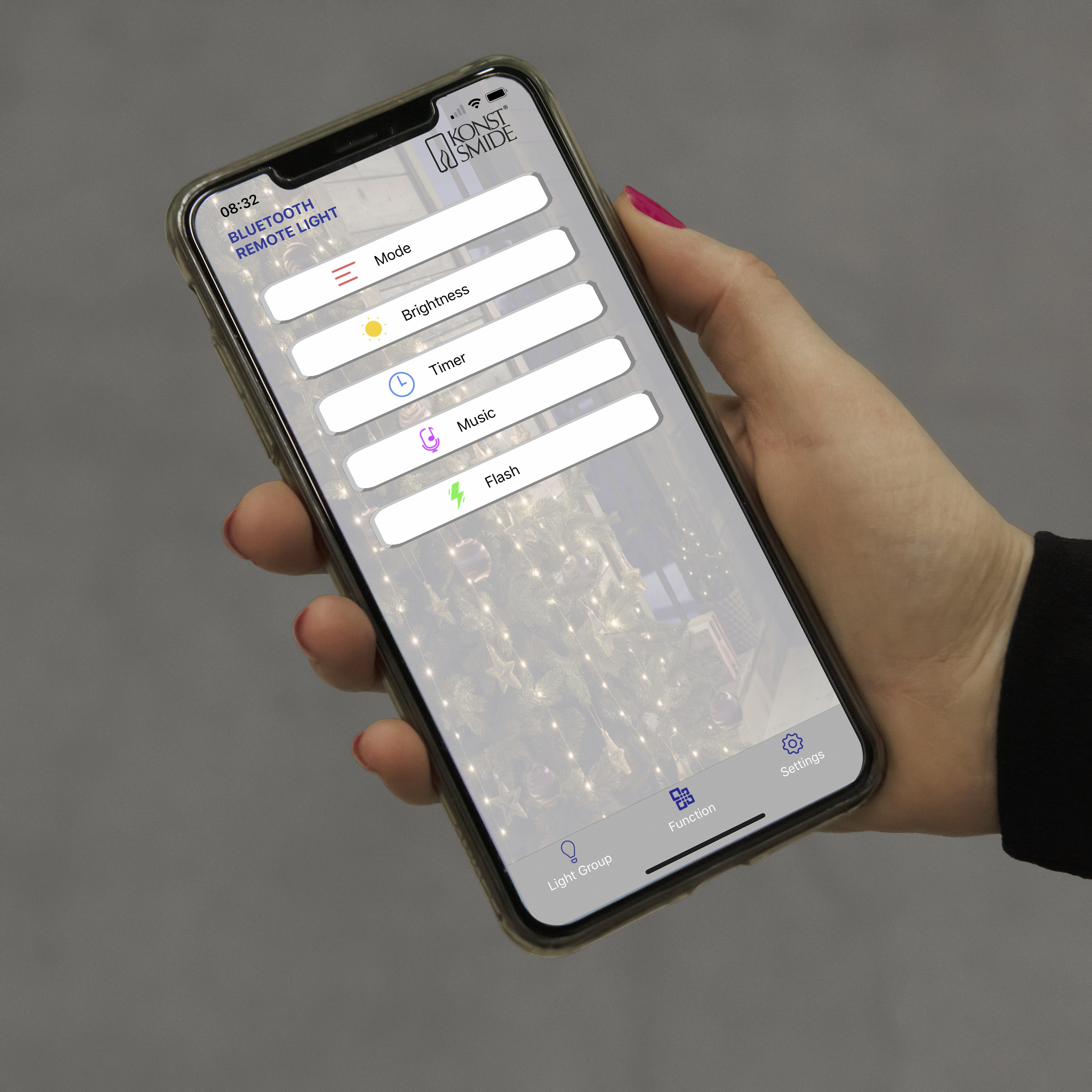 Konstsmide Juletræslysning 240 amb LED APP