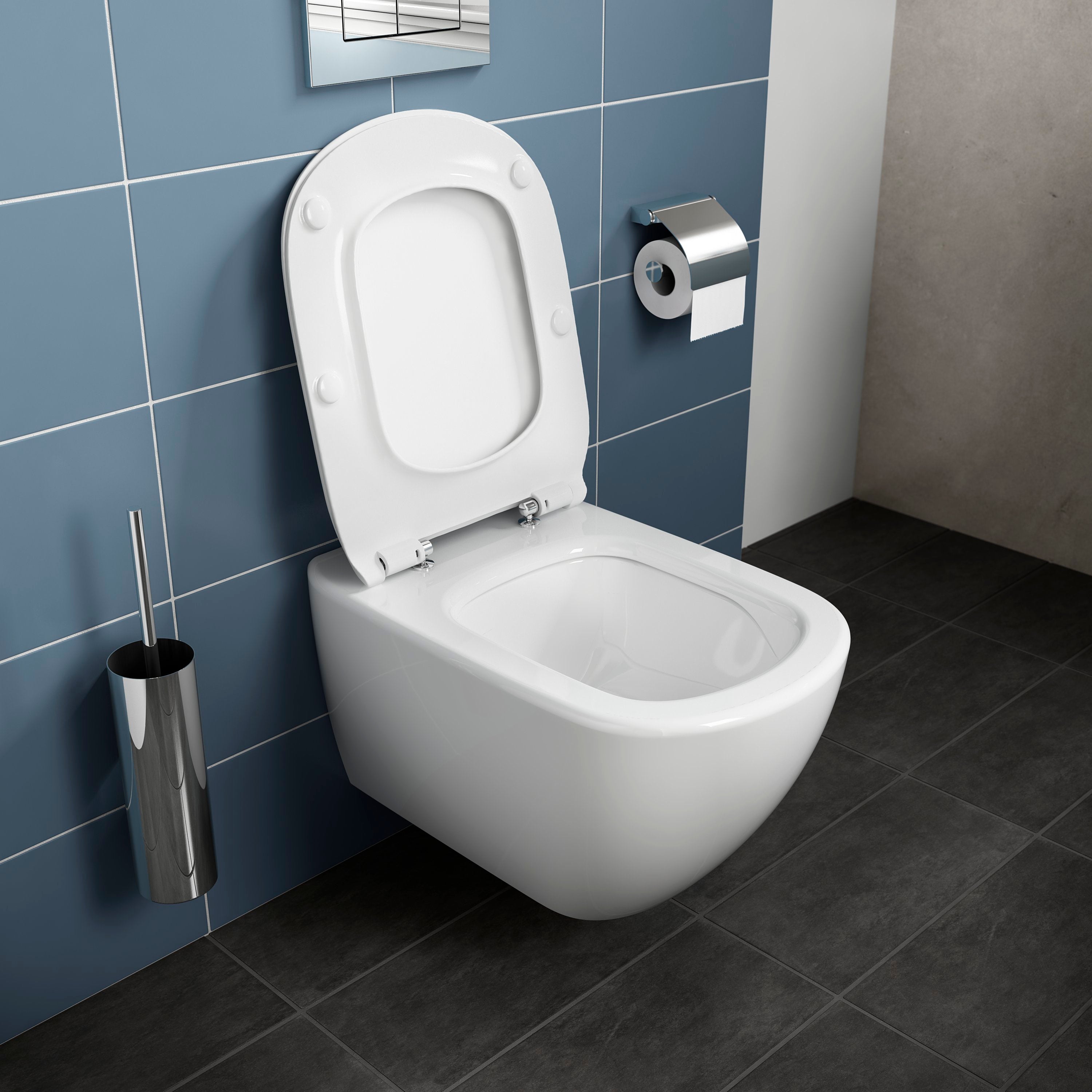 IDEAL STANDARD | VÆGHÆNGT TOILET SAMPAK 365X535X380 I SILKE HVID