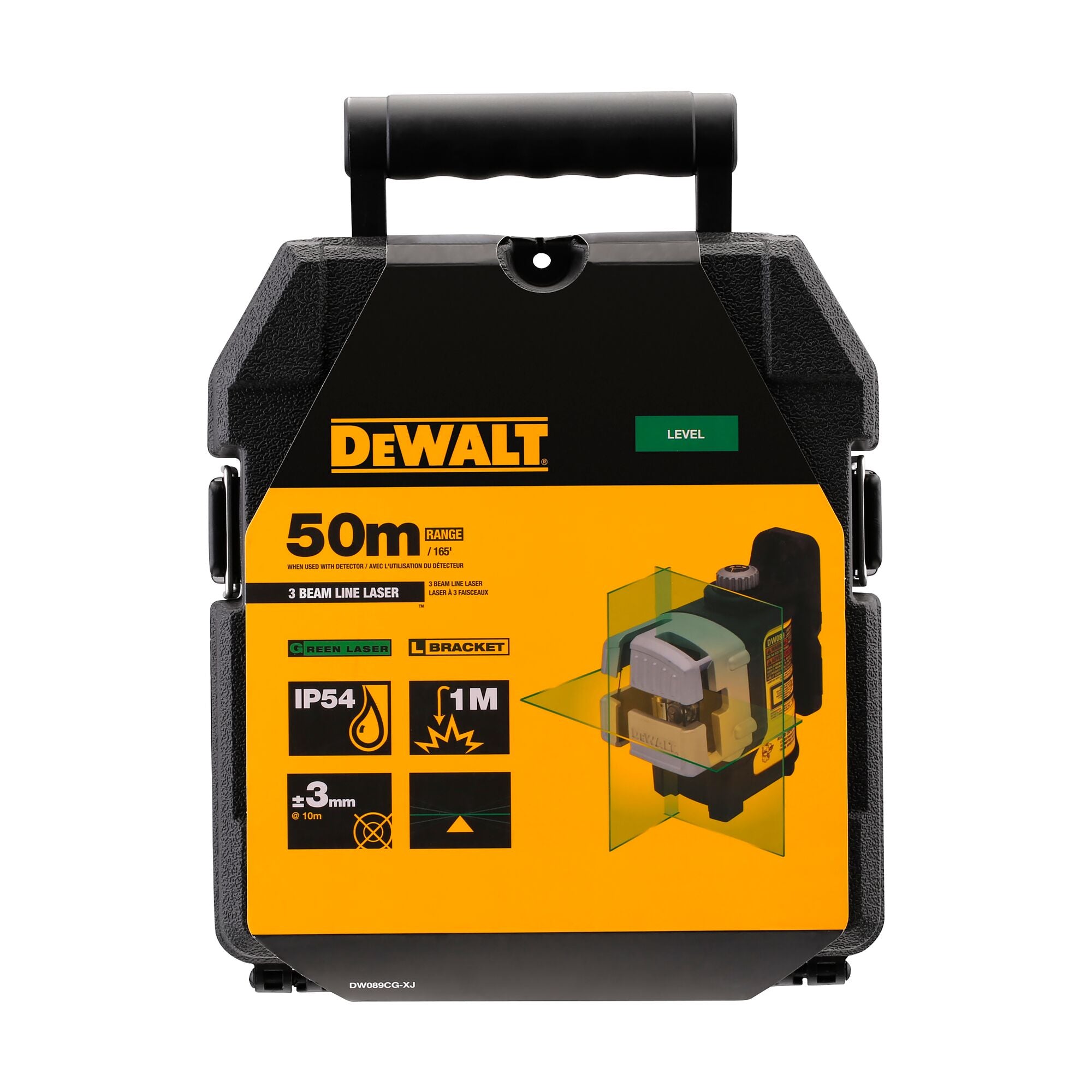 DEWALT multi-line laser DW089CG-XJ, grøn