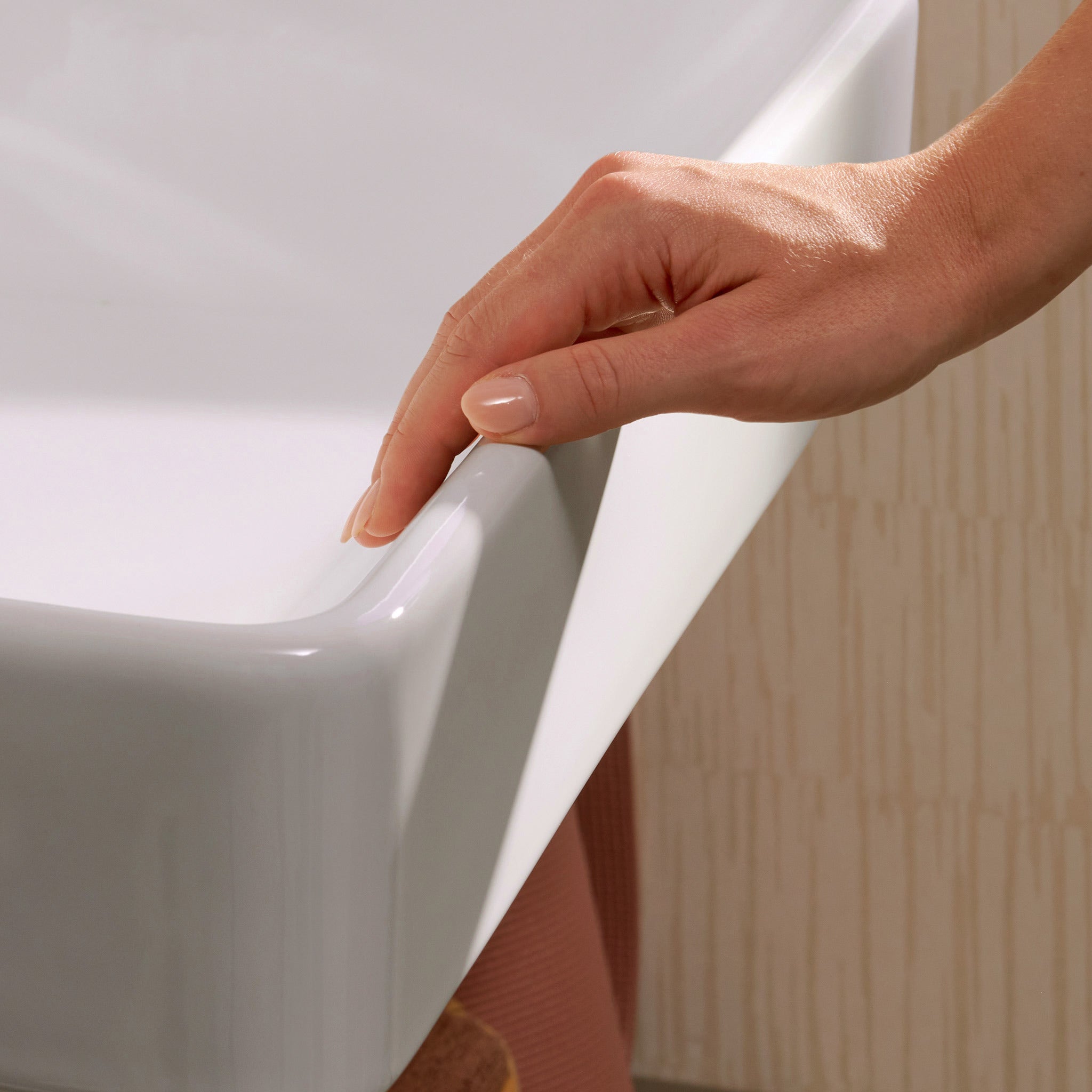 HANSGROHE Xanuia Q håndvask 550x480mm hh midt t/væg porcelæn hvi