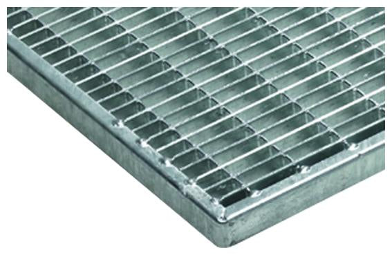 ACO Vario 750 x 500 mm fodskraberist, 30/10 mm, galvaniseret