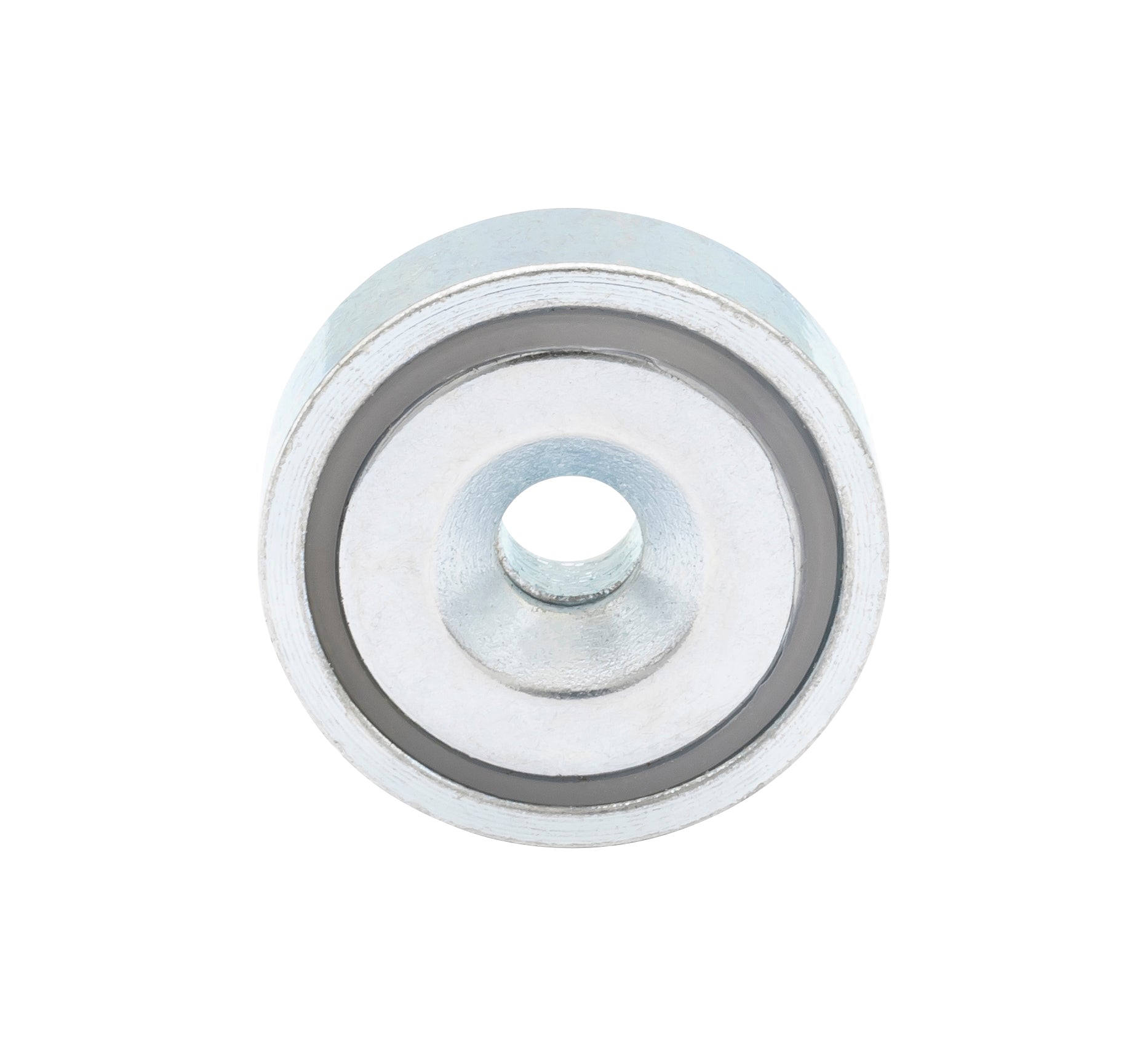 Neodymium pottemagnet Ø20 x 6,0 mm, skruehul Ø4,5 mm