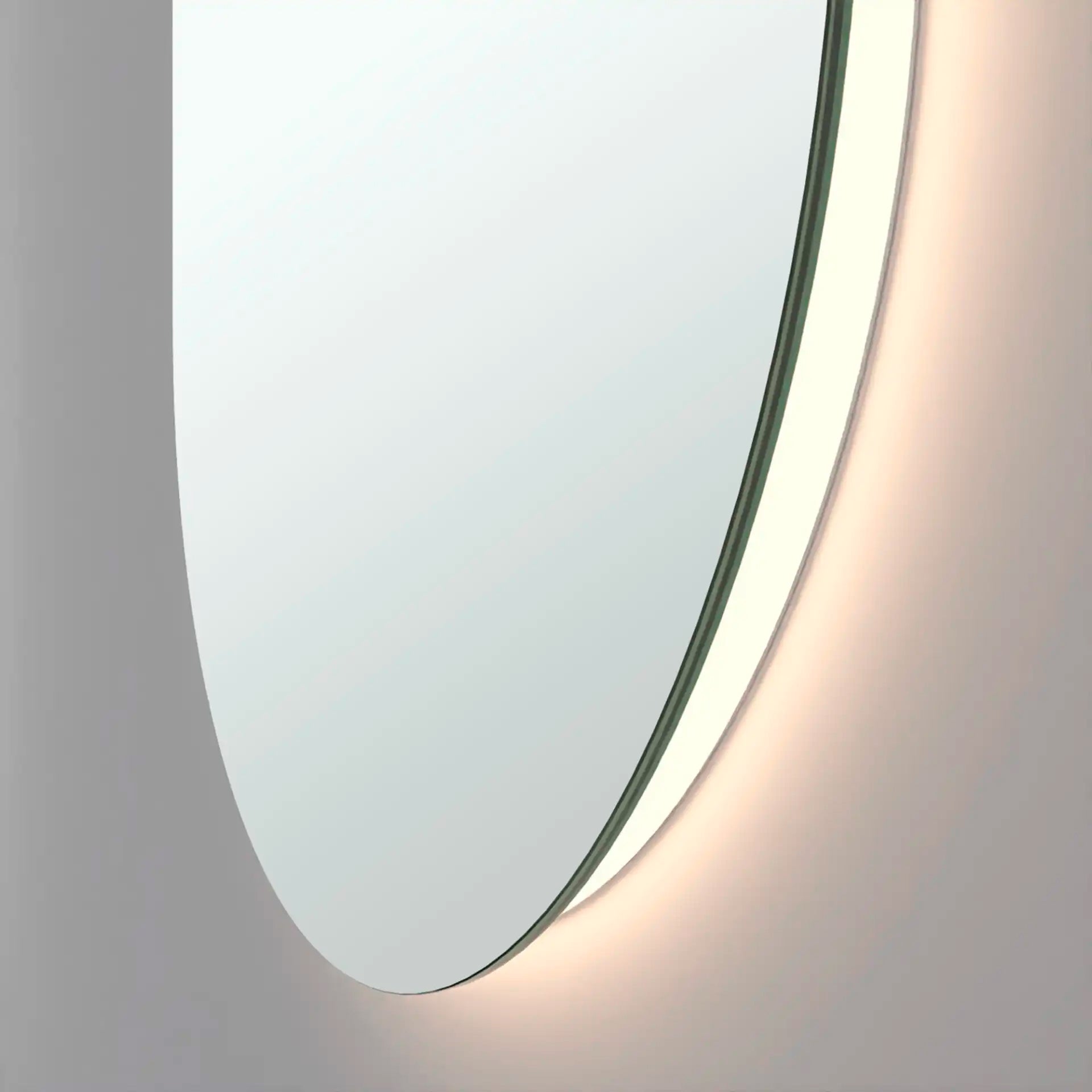 Loevschall Blokhus ovalt spejl 50X100 cm med backlight