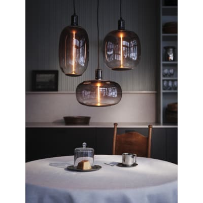 Osram 1906 LED big oval fil mag røg 100lm 4,8W/818 E27 dæmp