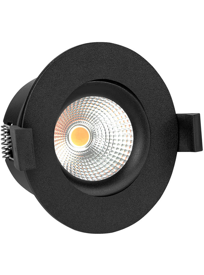 HiluX D8 Tilt360 - Full Spectrum LED Indbygningsspot - Ra97 - 3000K - Sort