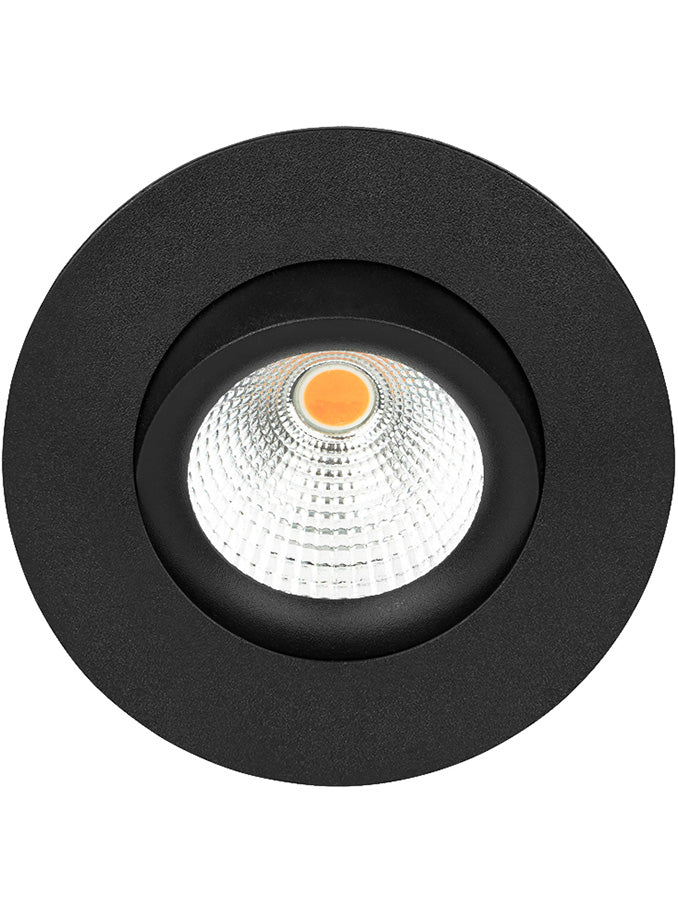 HiluX D8 Tilt360 - Full Spectrum LED Indbygningsspot - Ra97 - 3000K - Sort