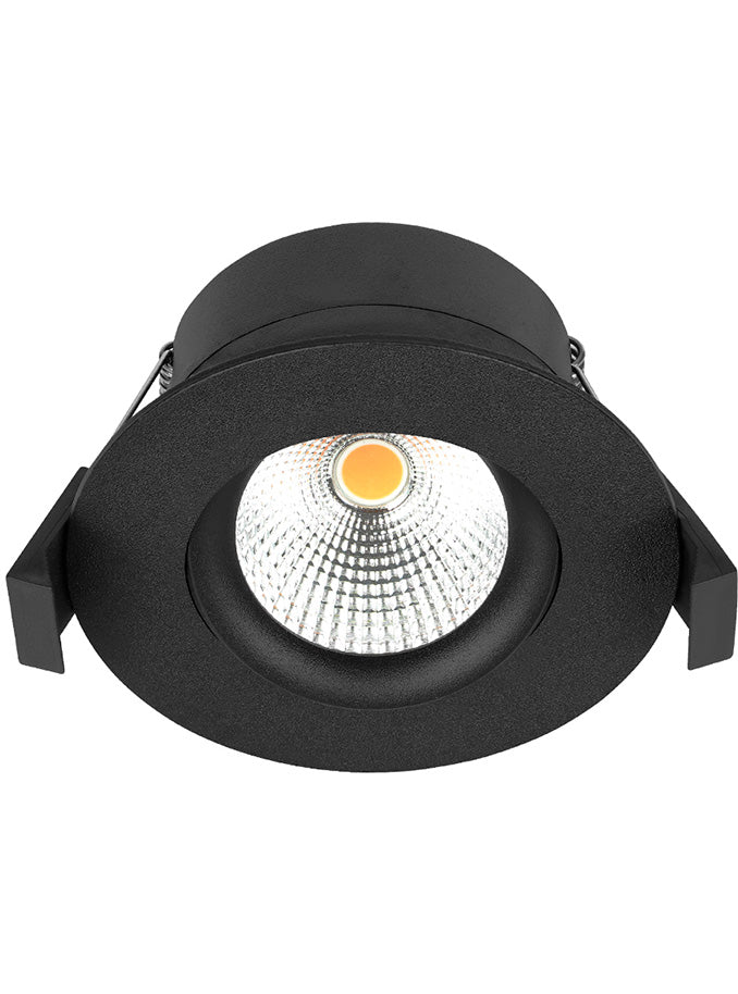 HiluX D3 Tilt360 - Full Spectrum LED Indbygningsspot - Ra97 - 3000K - Sort
