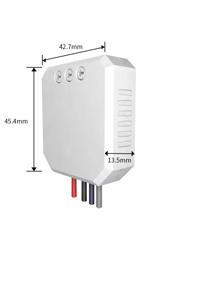 Inline LED Indbygnings Lysdæmper - Push dæmp - Memory