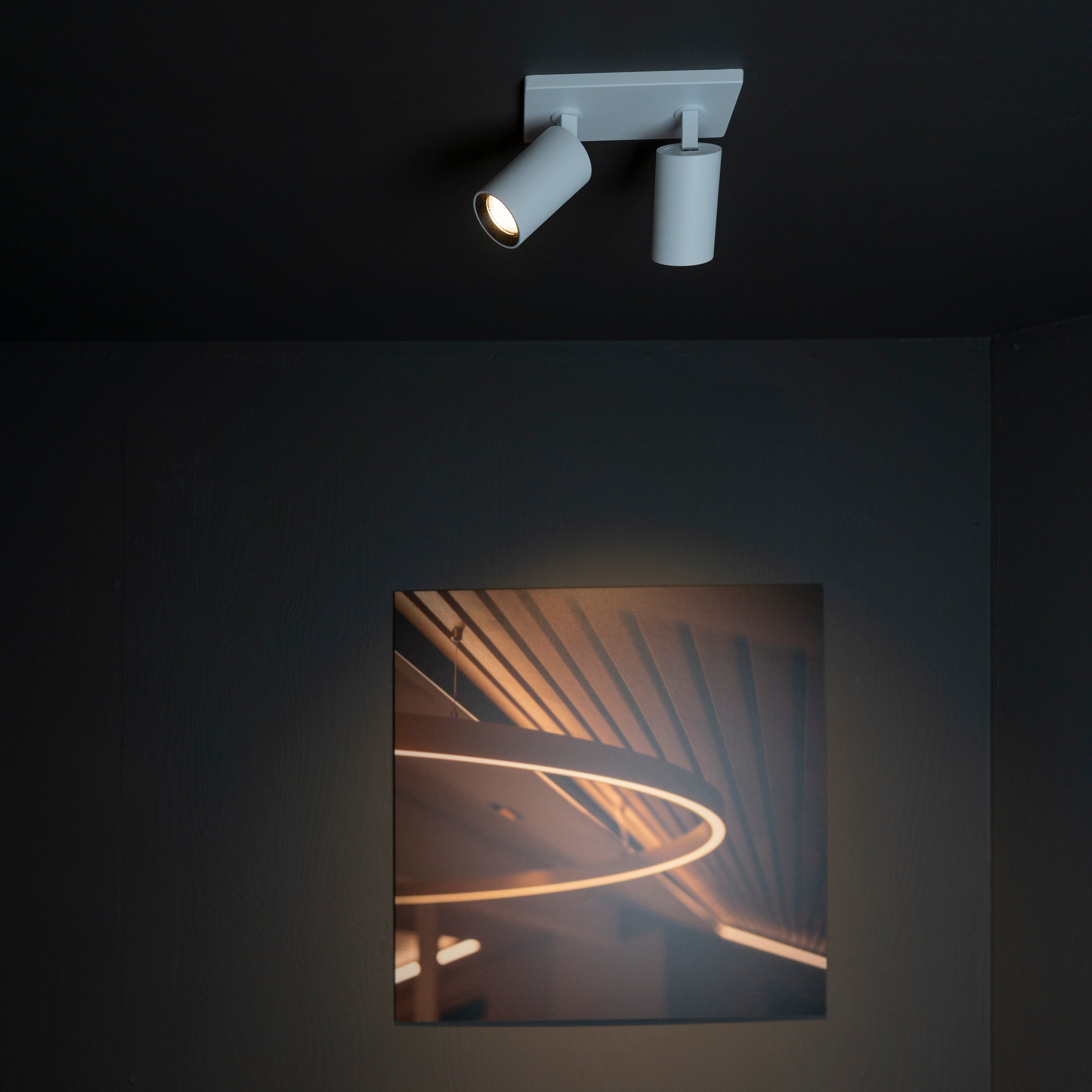 SLC ART Loftlampe 2 x 3000K hvid