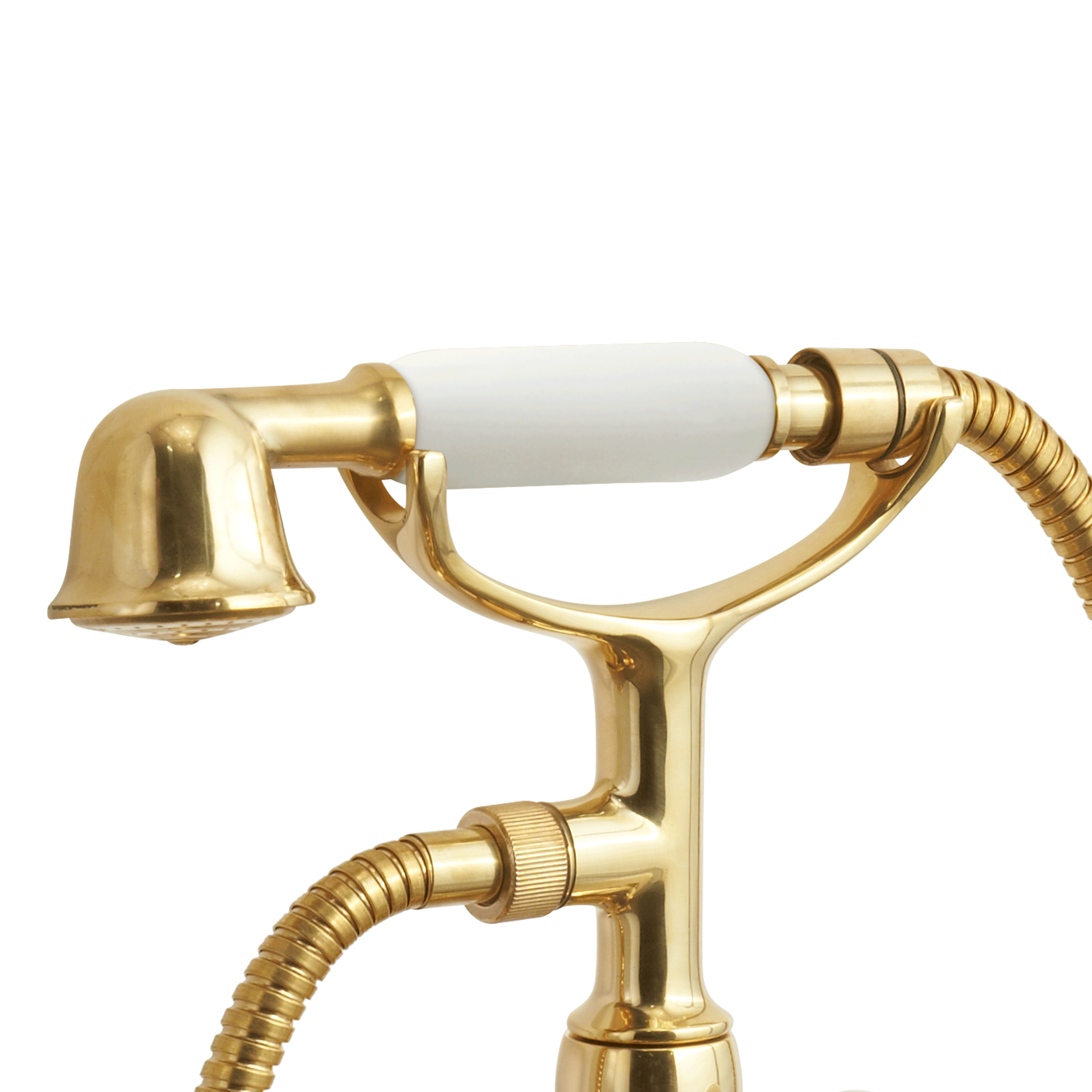 Lavabo Retro 2-grebs badekararmatur med håndbruser messing