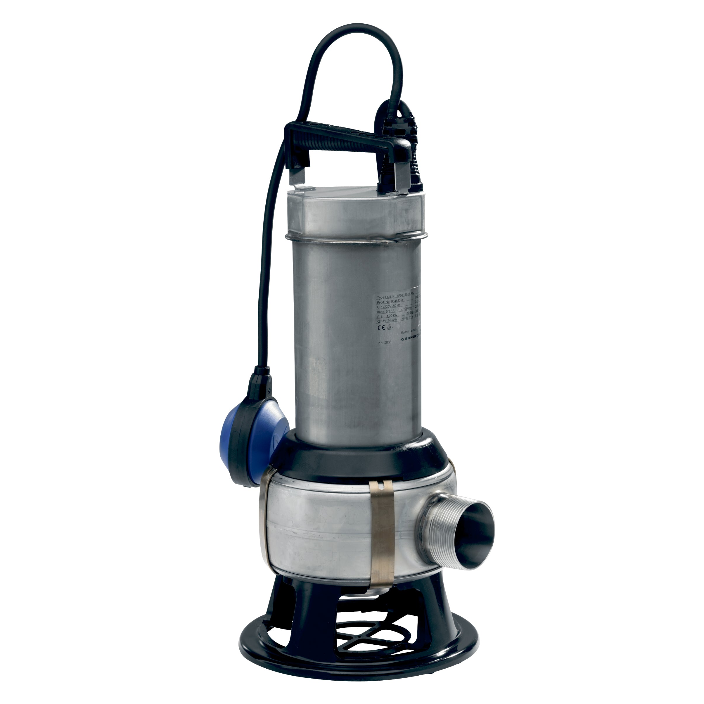 Grundfos pumpe AP35B.50.06.A1 med 2" nippel, 5 m kabel, 230 V