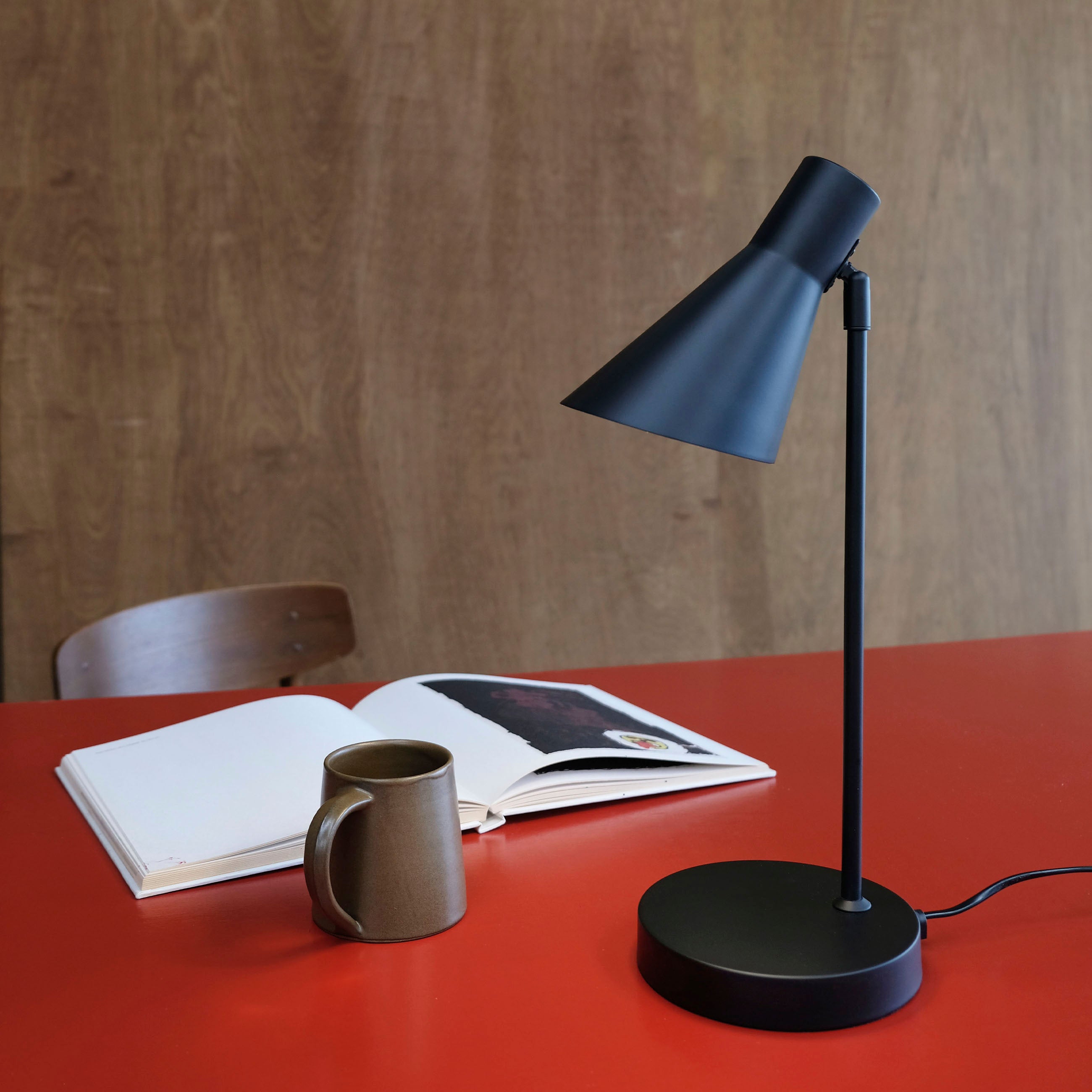 Denver bordlampe mat sort